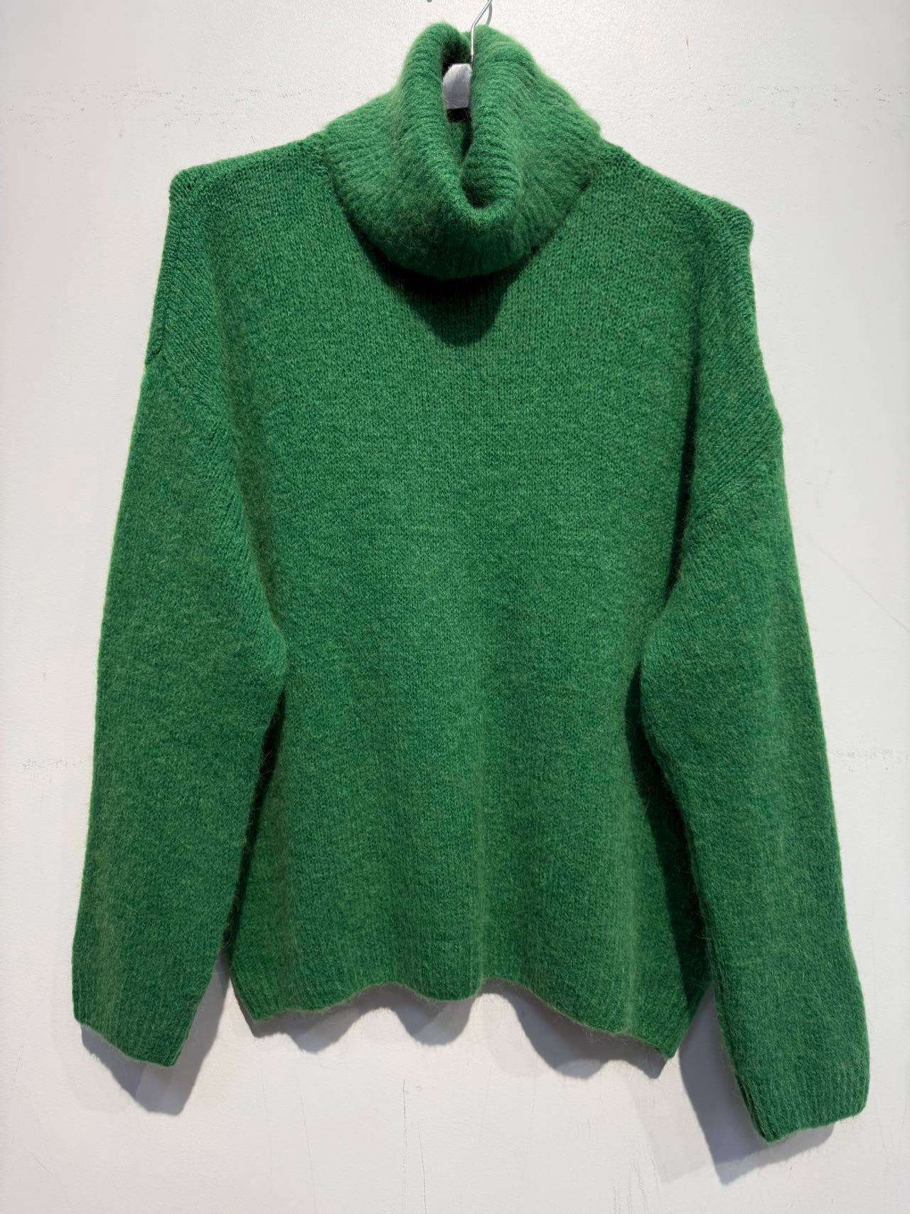 7424 alpaca and wool sweater: Camel