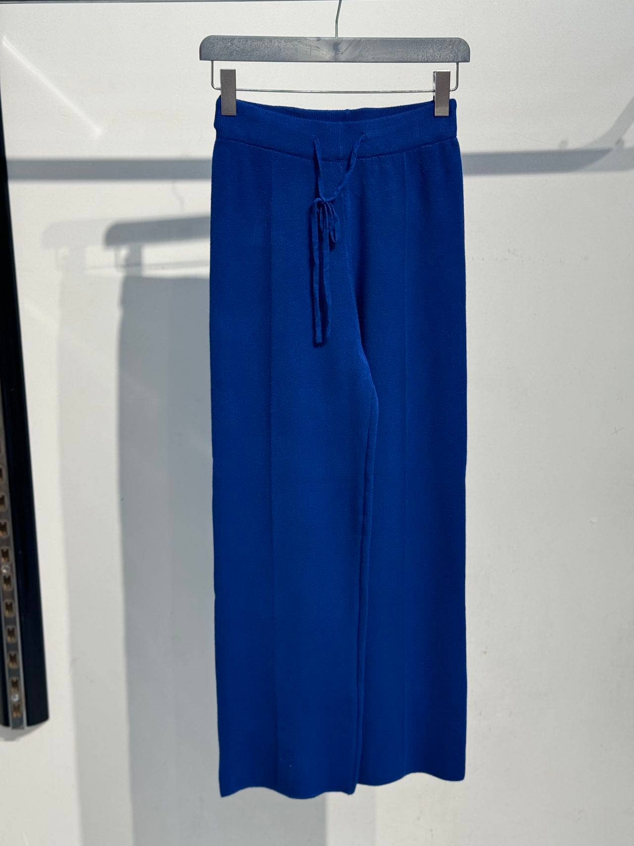 Straight knit pants 25601: Taupe