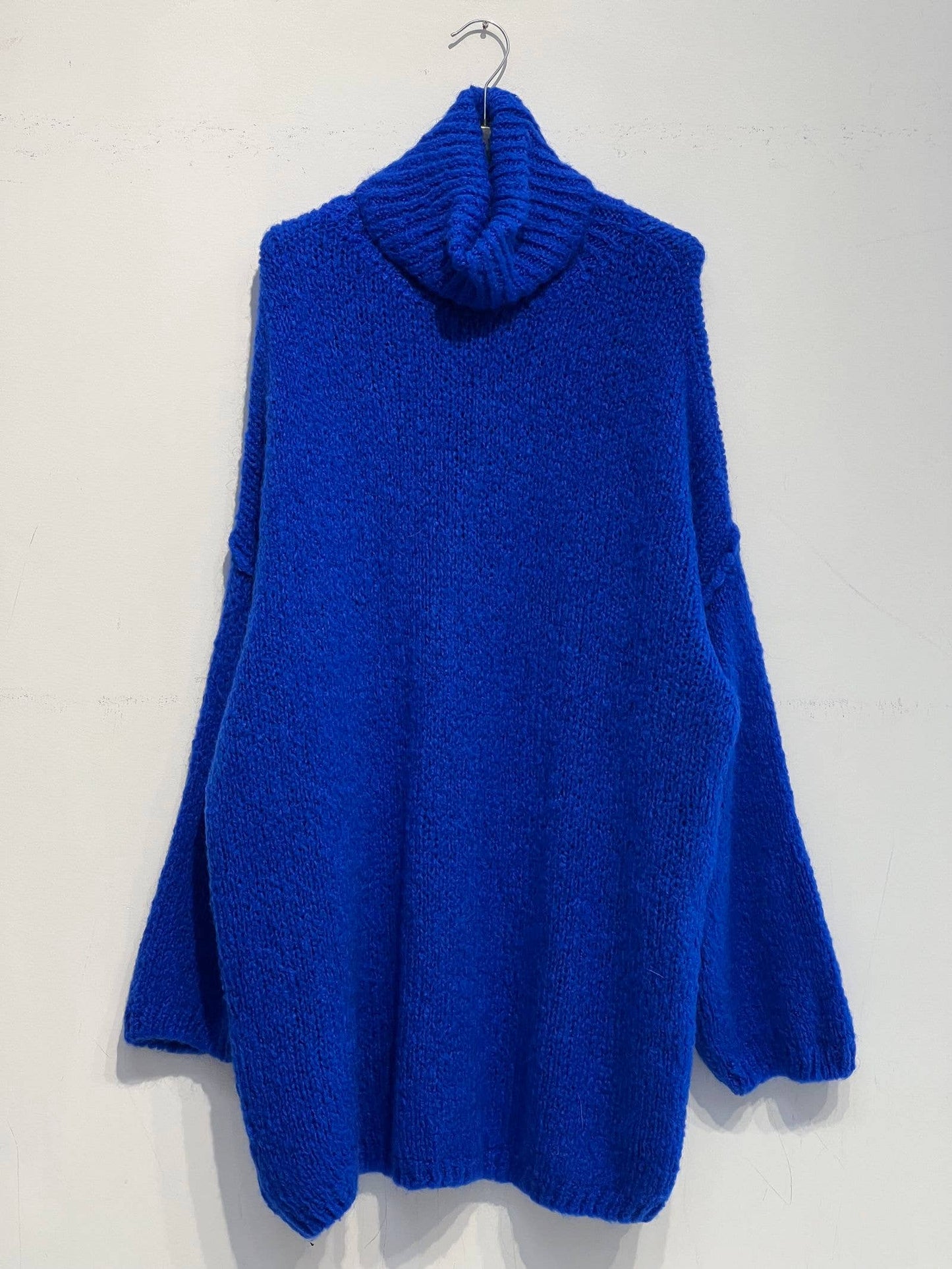 3228 soft turtleneck wool and mohair sweater: Ecru / One size