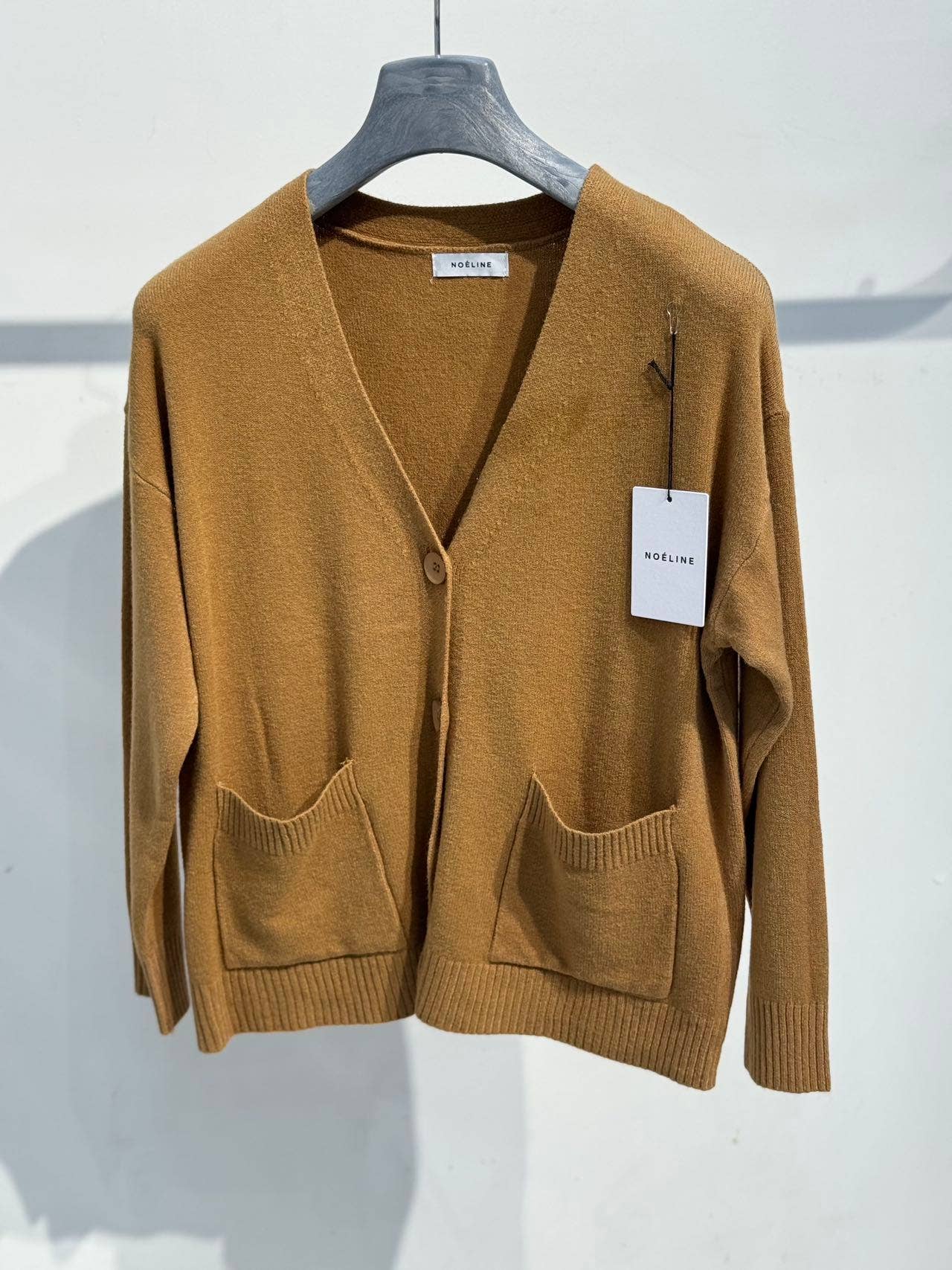 Knitted cardigan 25217: Chocolate