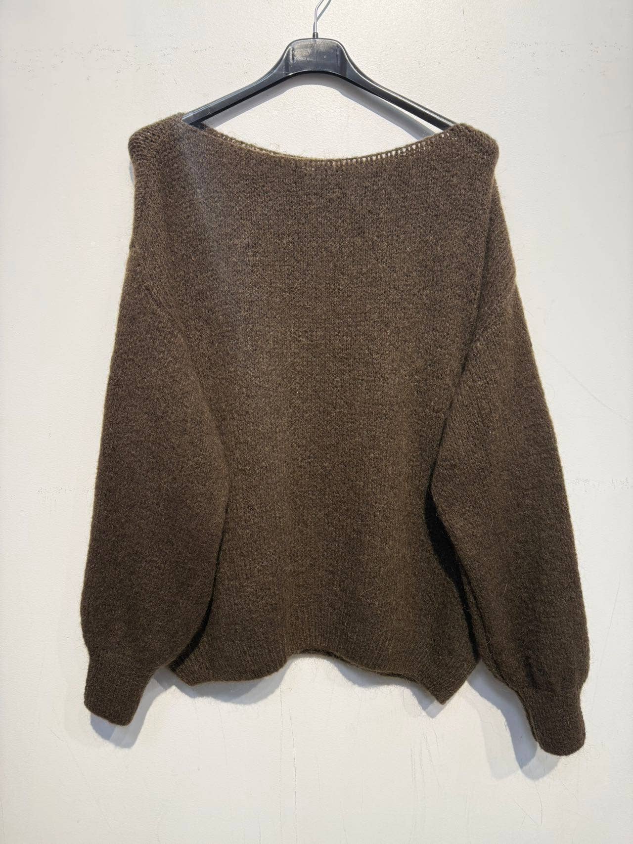 Kid mohair and wool sweater 5102: Taupe
