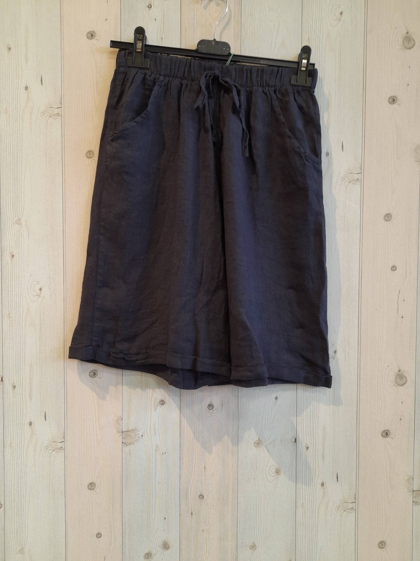 REF 15832 WOMEN'S SHORTS 100% LINEN: BEIGE