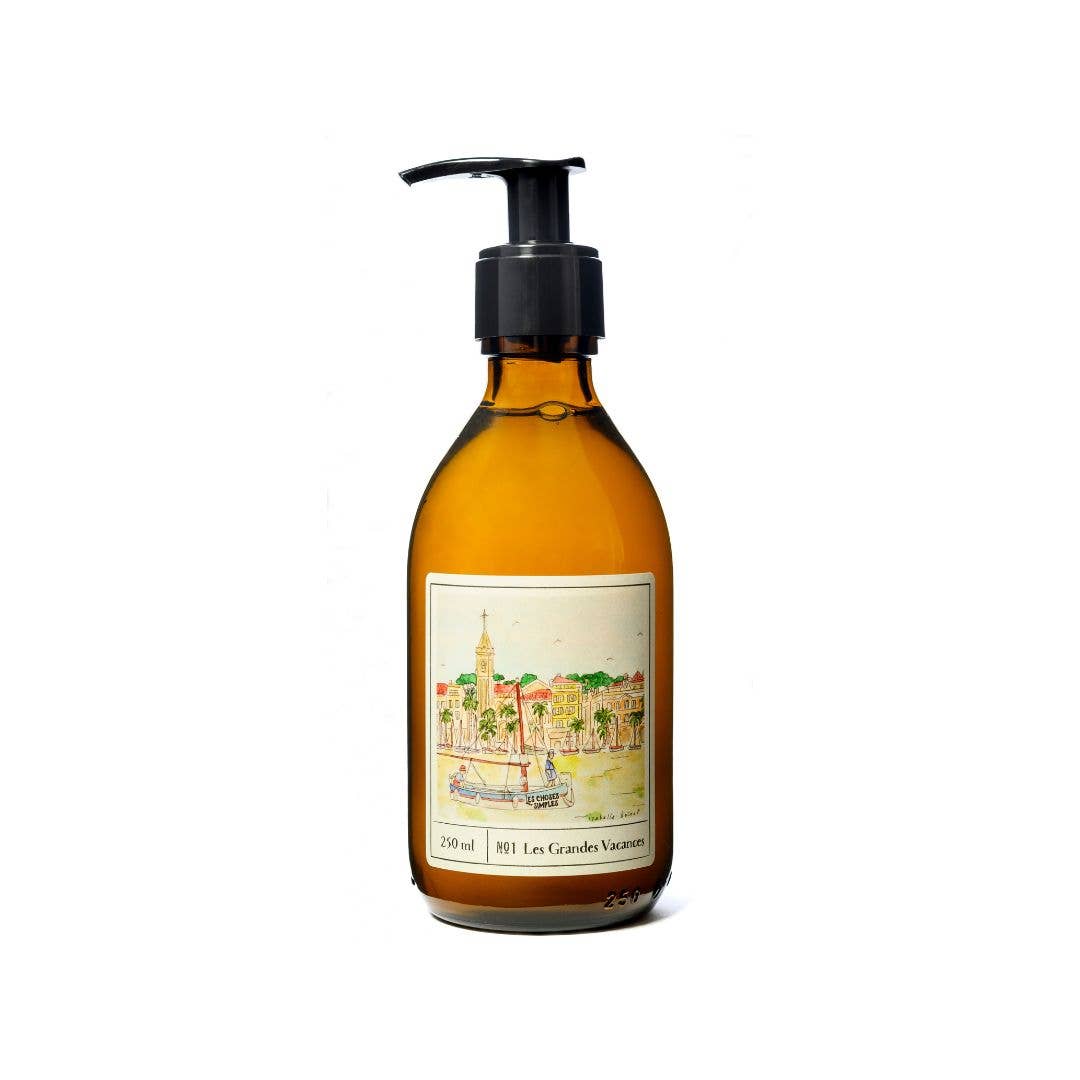 Hand & Body Soap "La Mer" Amber (250 ml, Glass Bottle)