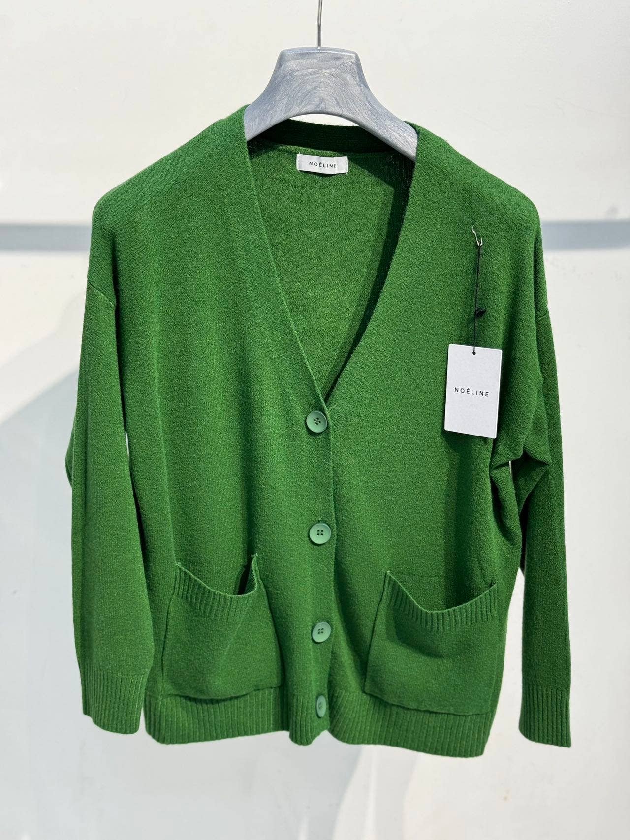 Knitted cardigan 25217: Camel