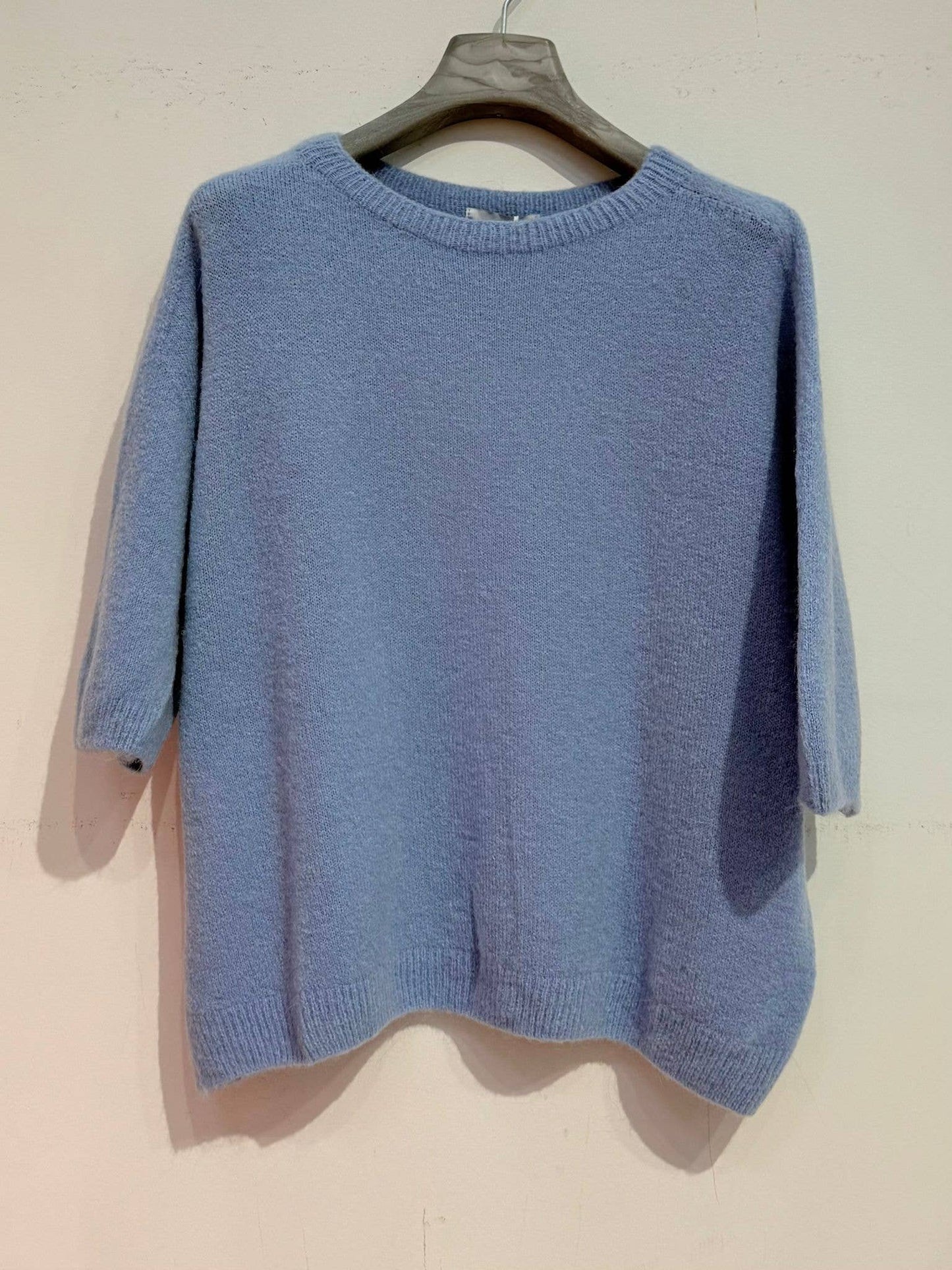 Superfine alpaca sweater 8010: Beige