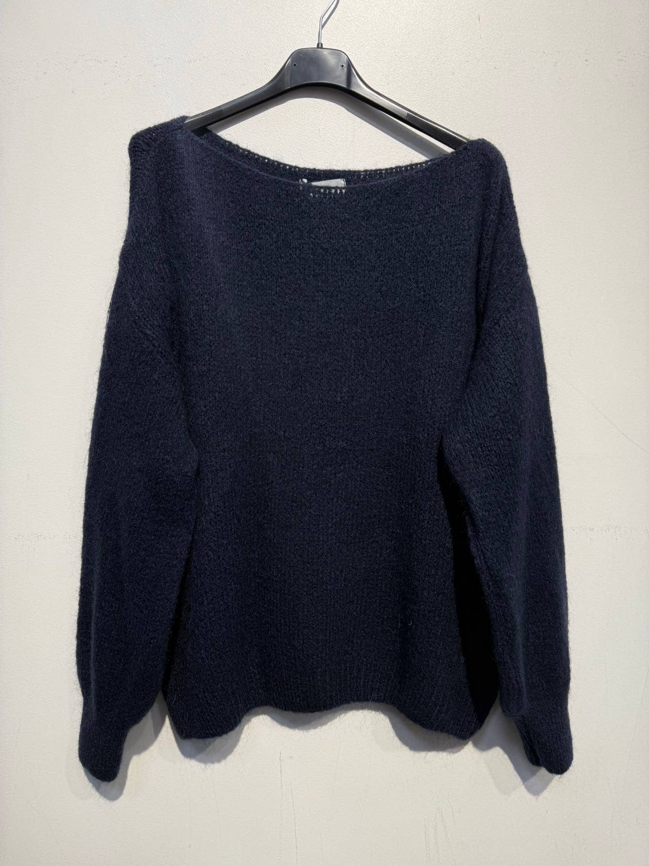 Kid mohair and wool sweater 5102: Taupe