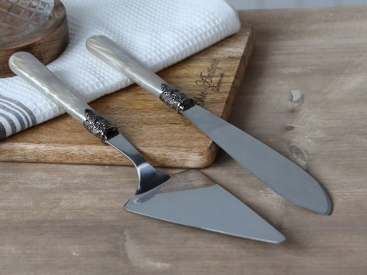 Champagne cake server & knife set 2