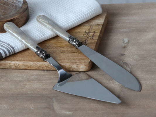 Champagne cake server & knife set 2