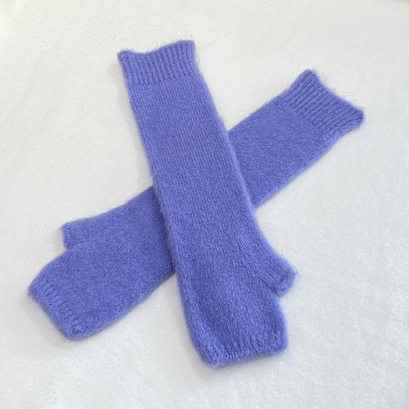 Baby alpaca long mittens 7393ML: Camel