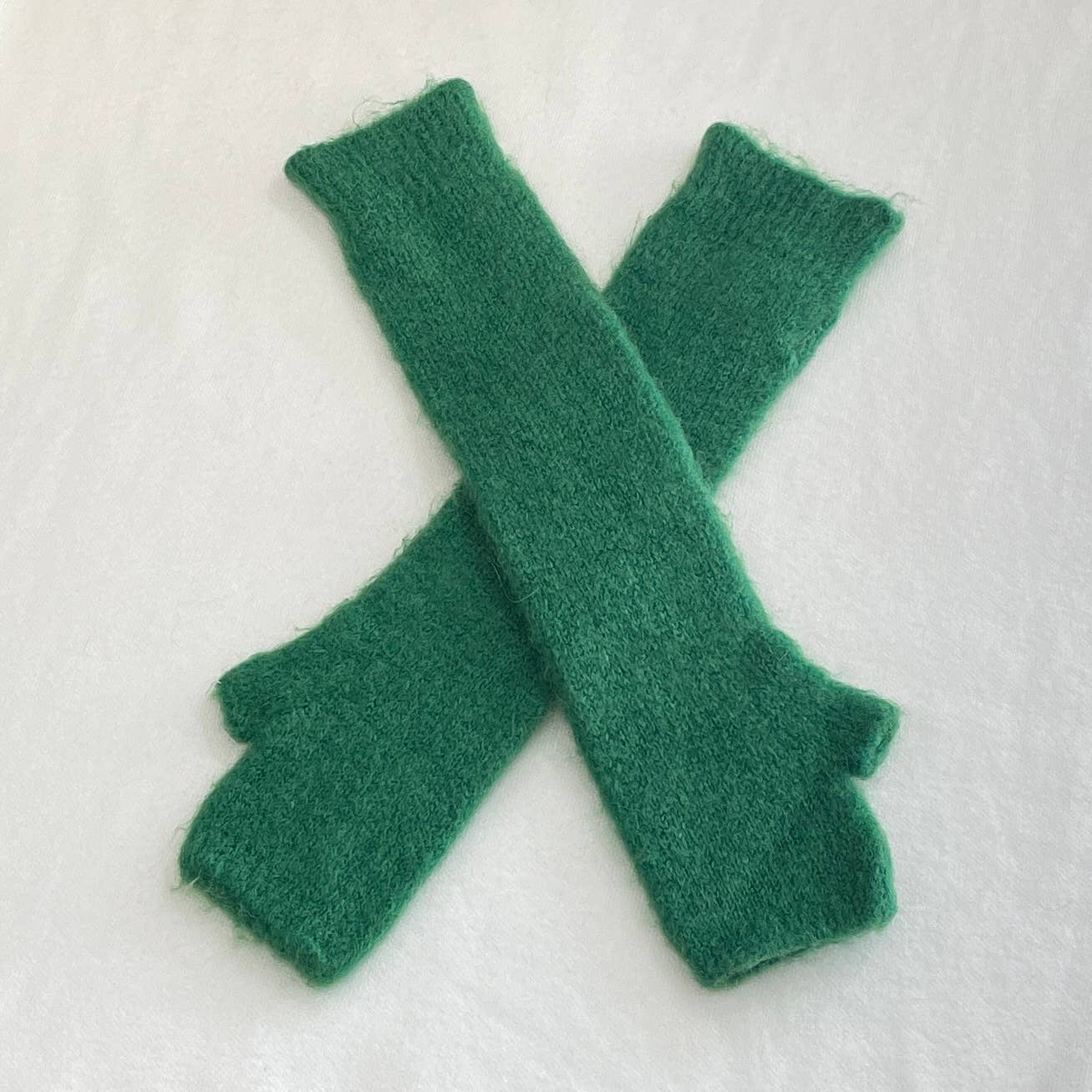 Baby alpaca long mittens 7393ML: Camel