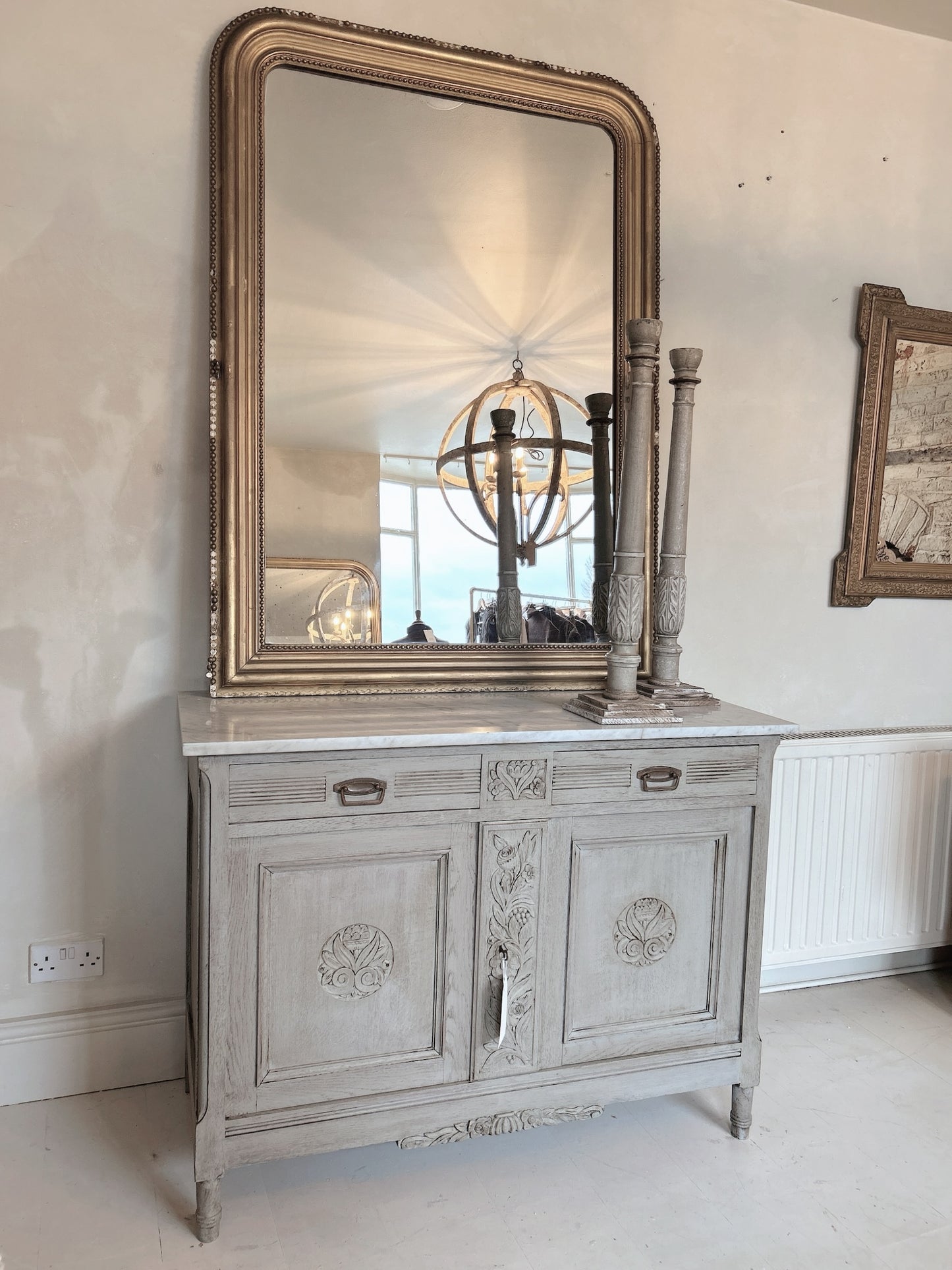 French antique mirror