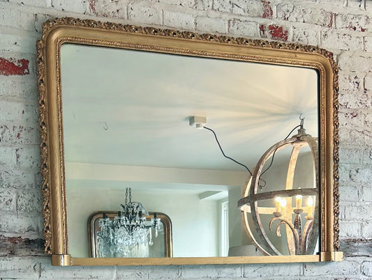 Vintage gold mirror
