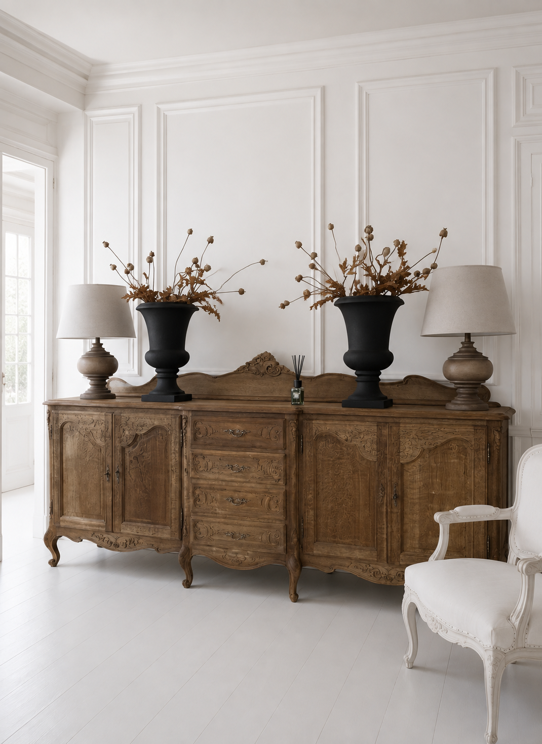 Antique Oak French sideboard