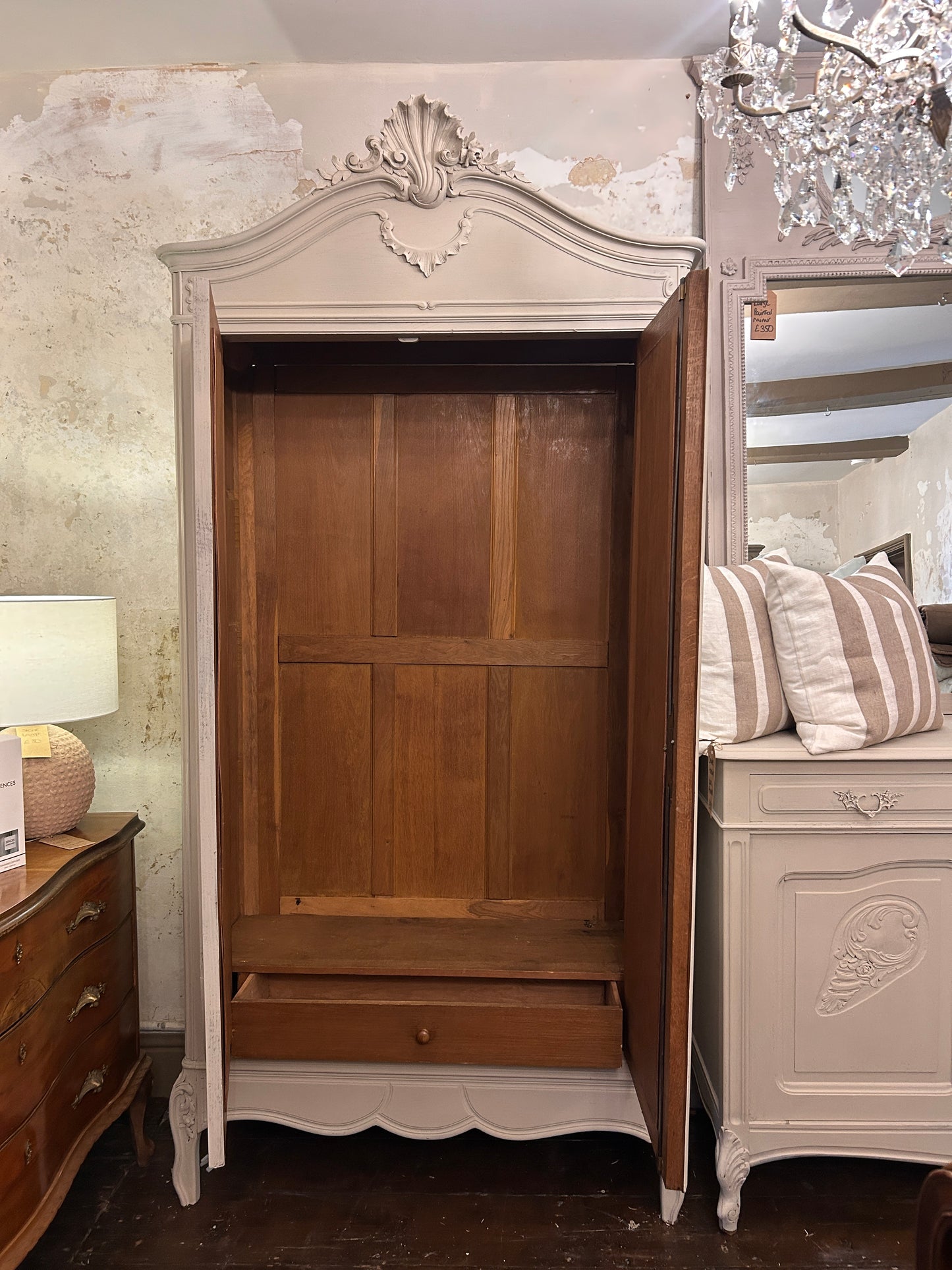 French antique Louis XV armoire