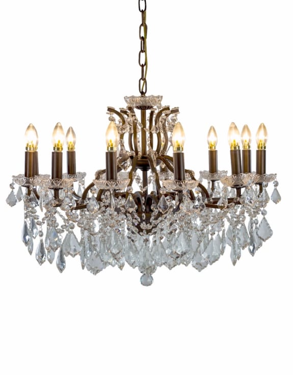 12 Arm Bronze chandelier