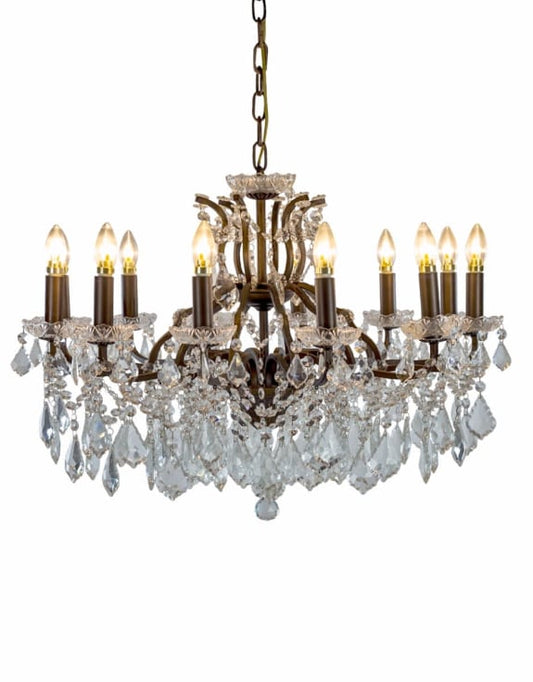 12 Arm Bronze chandelier