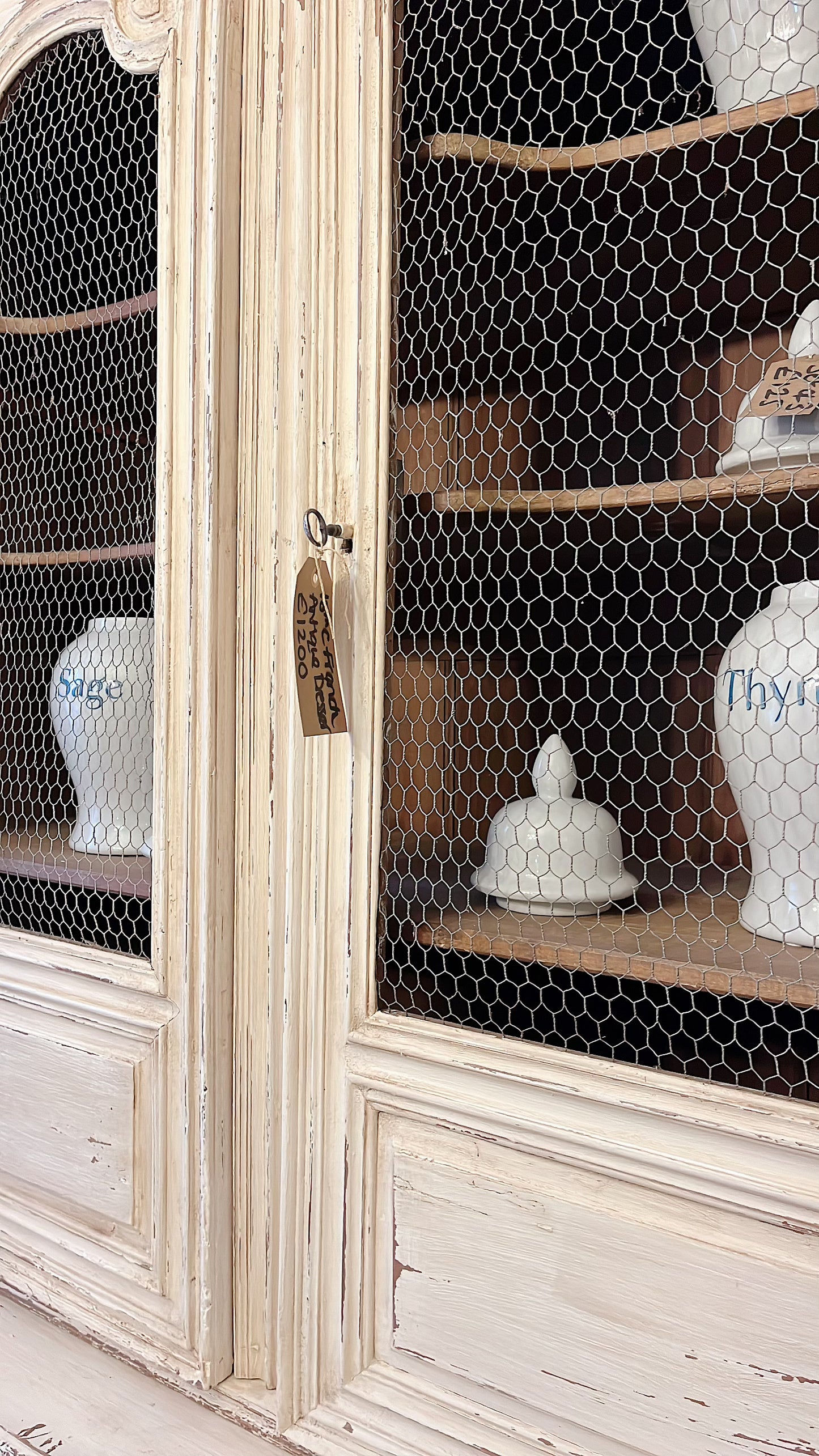 Large antique French 18thC dresser - cupboard