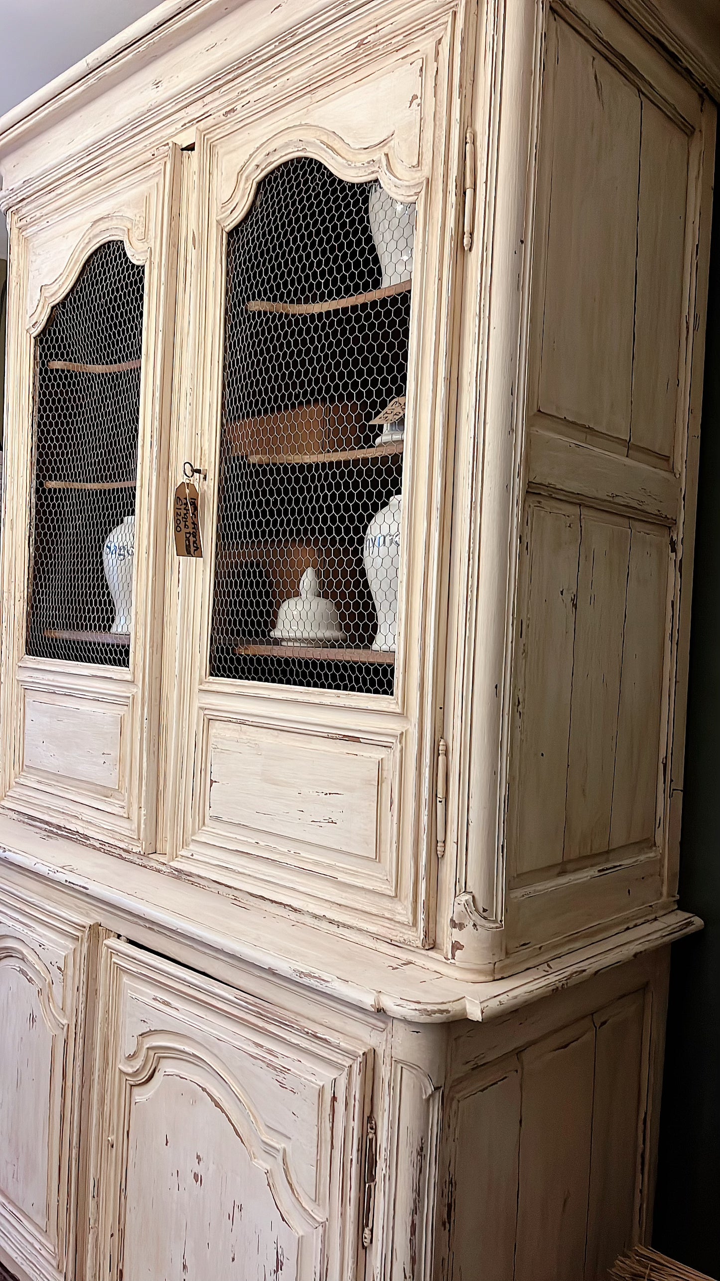 Large antique French 18thC dresser - cupboard