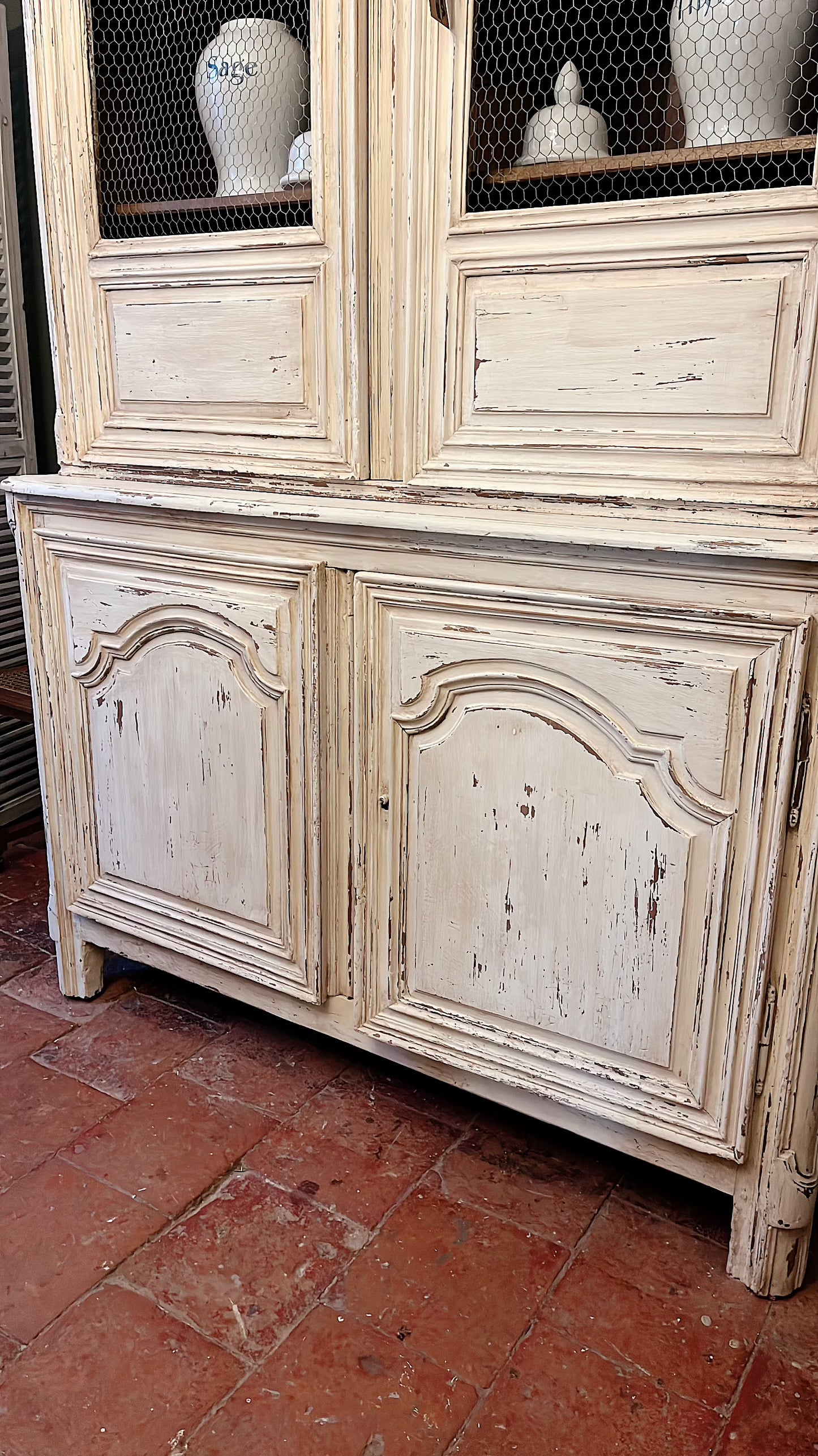 SALE - Large antique French 18thC dresser - cupboard