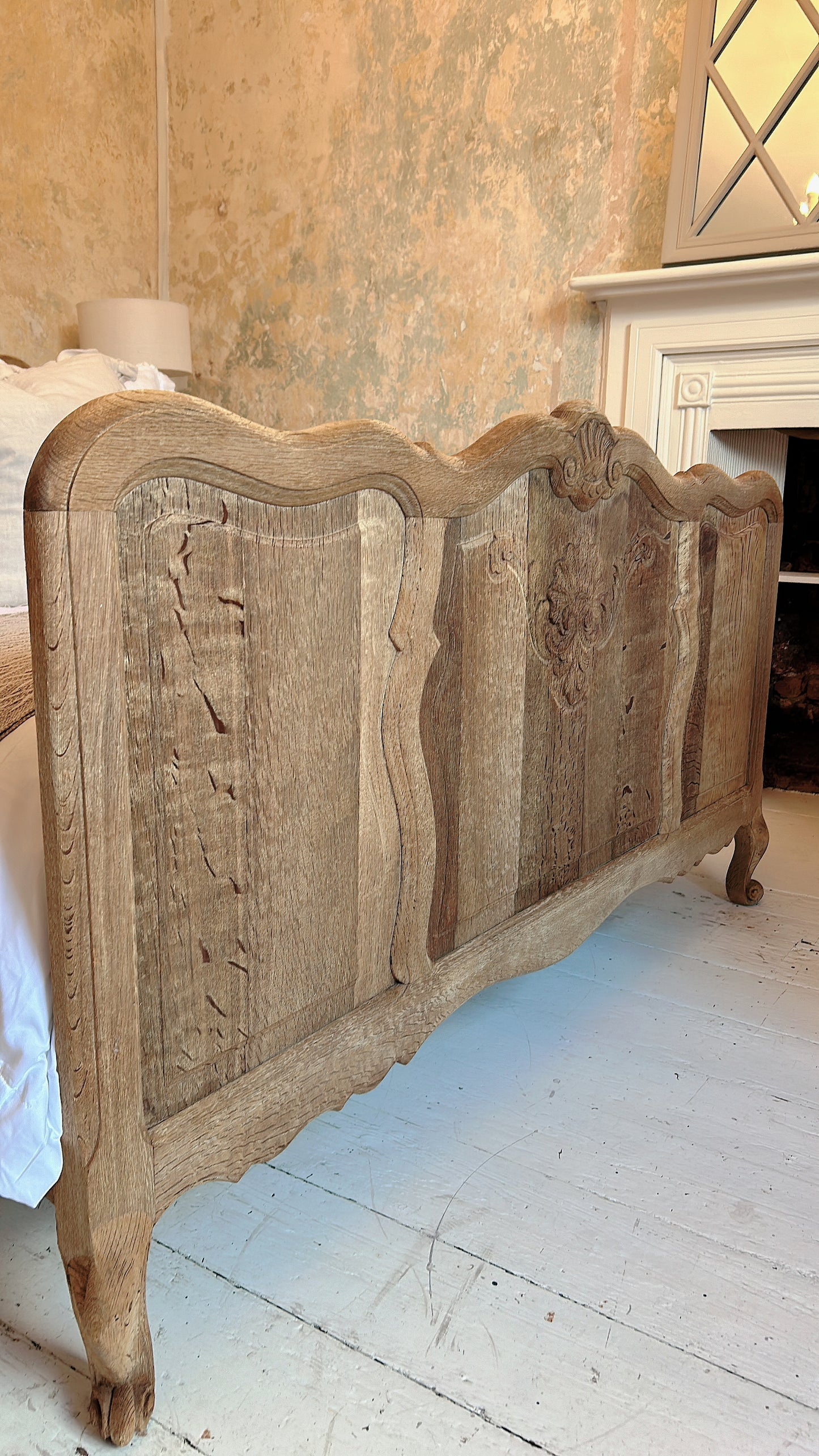 French oak double bed with base frame £650 reserved