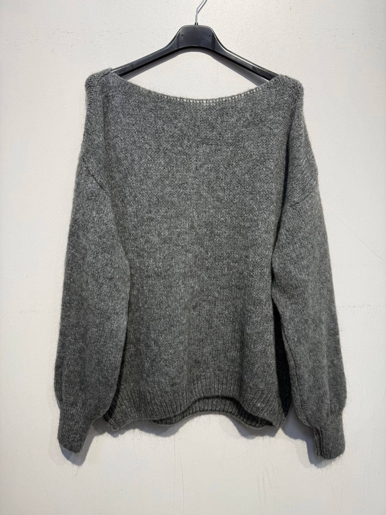 Kid mohair and wool sweater 5102: Taupe