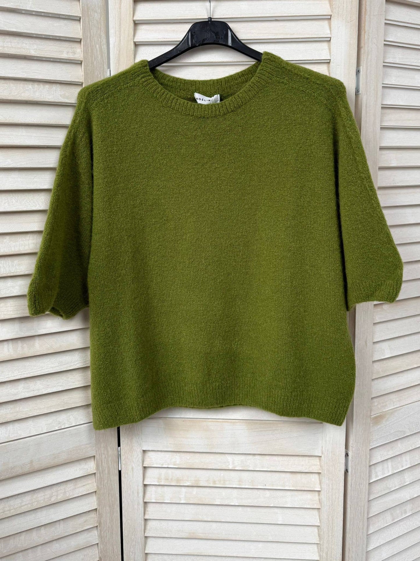 Superfine alpaca sweater 8010: Beige