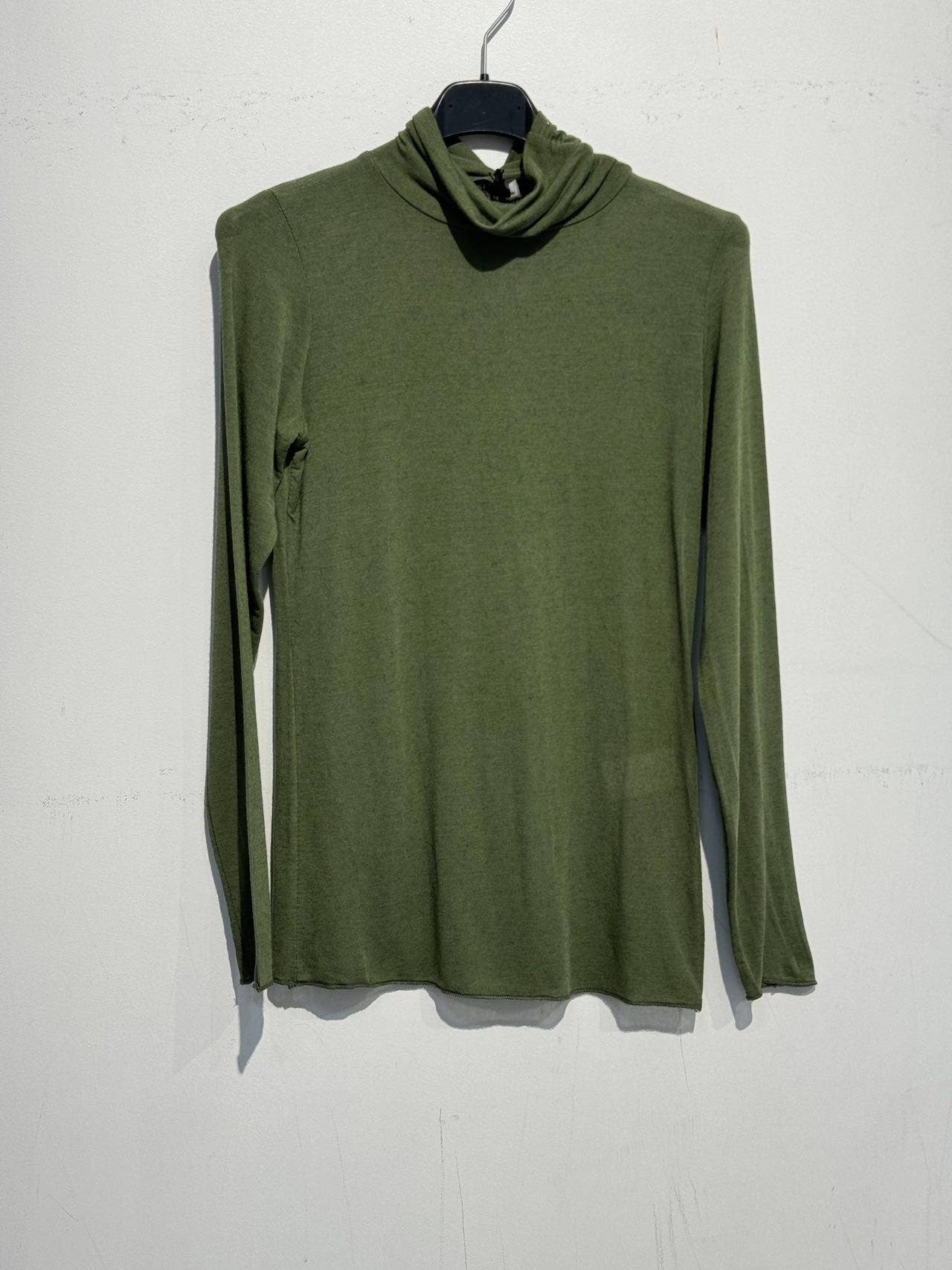 Turtleneck cashmere top 07479: Chocolate