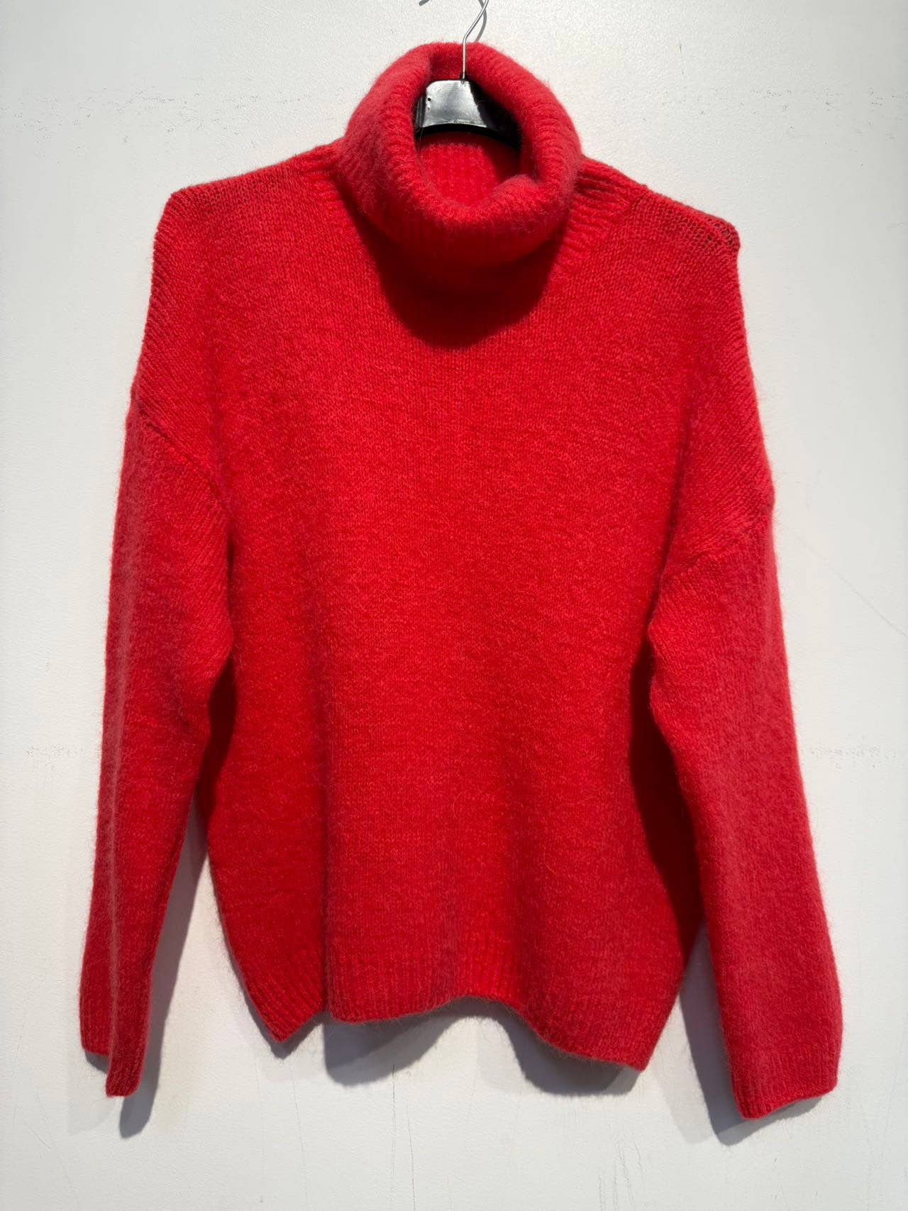 7424 alpaca and wool sweater: Taupe