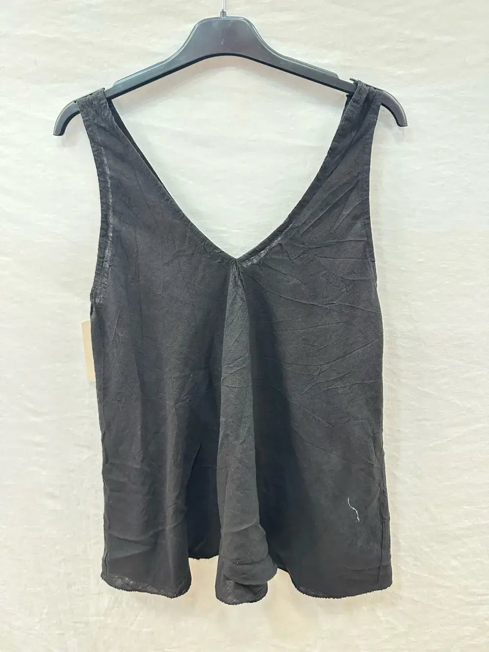 Basic Linen Tank Top @37252_DebLin: White