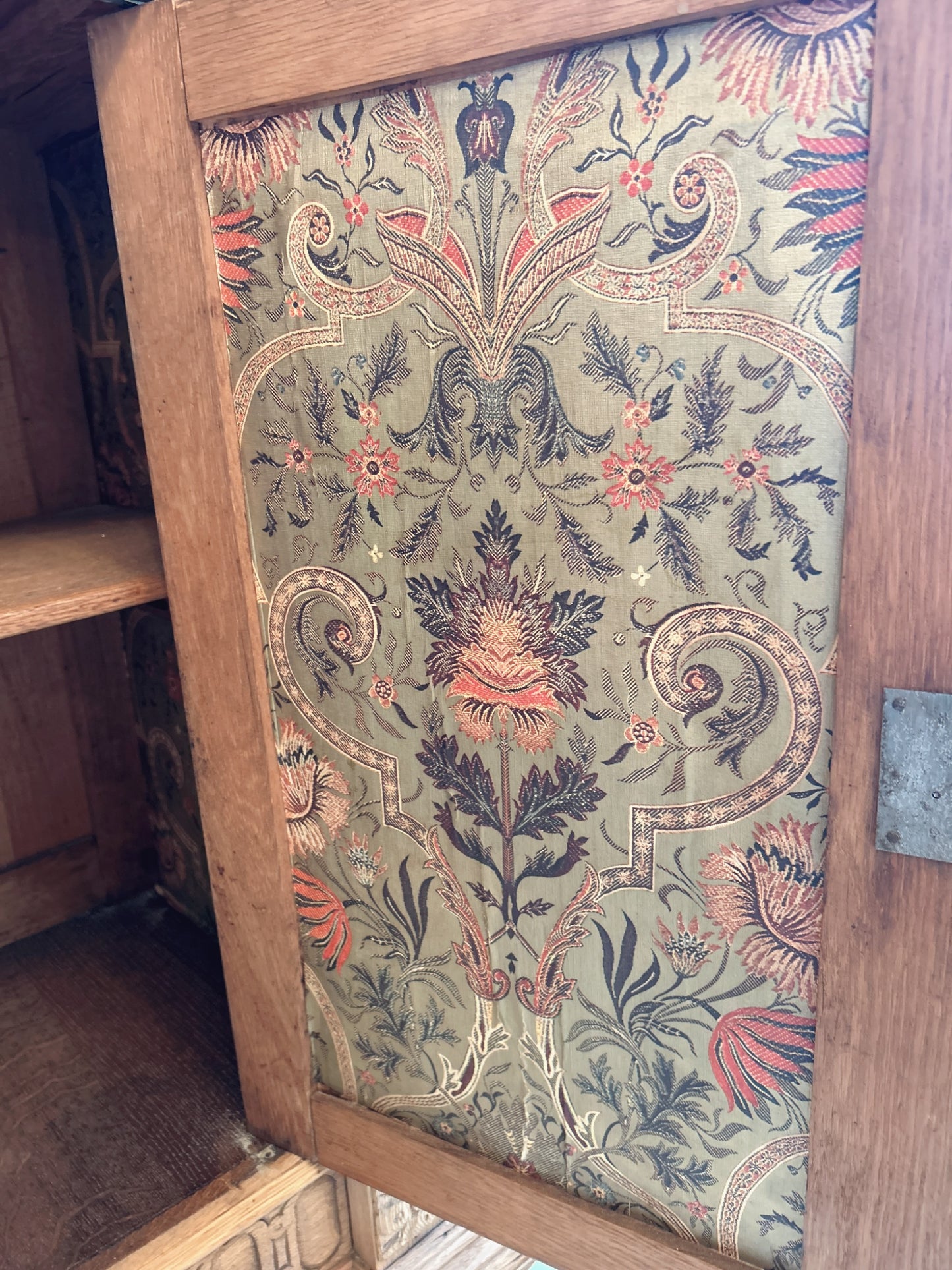 Antique French Renaissance oak cabinet