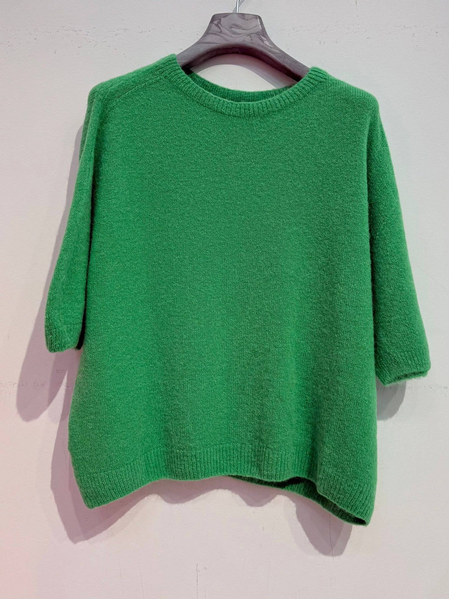 Superfine alpaca sweater 8010: Beige