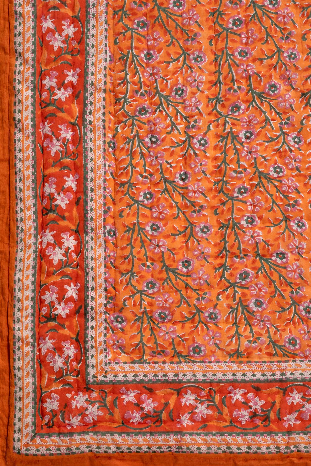 Florence Hand Block Print Cotton Quilt