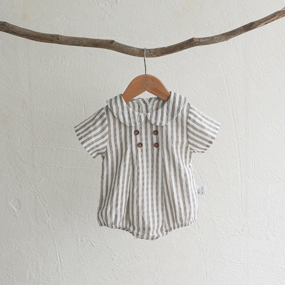 Annie & Charles® Organic Cotton PIM Bloomer: Beige / 3-6 M