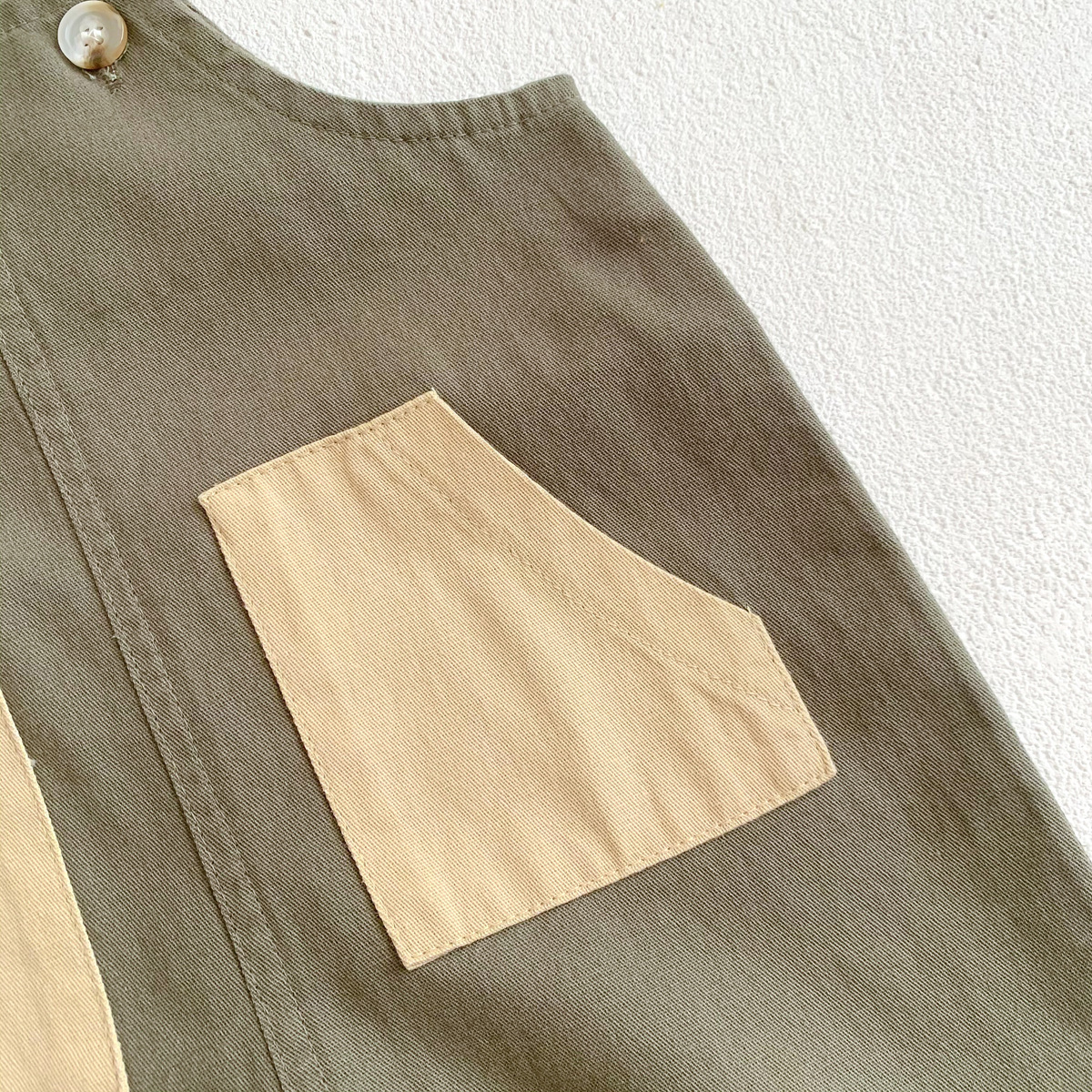 Annie & Charles® JO Overalls: Khaki / 6-12 M