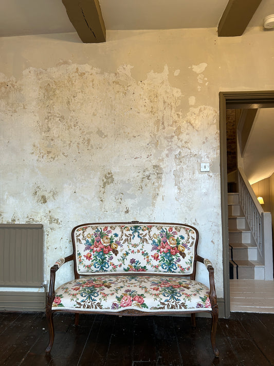 French upholstered sofa