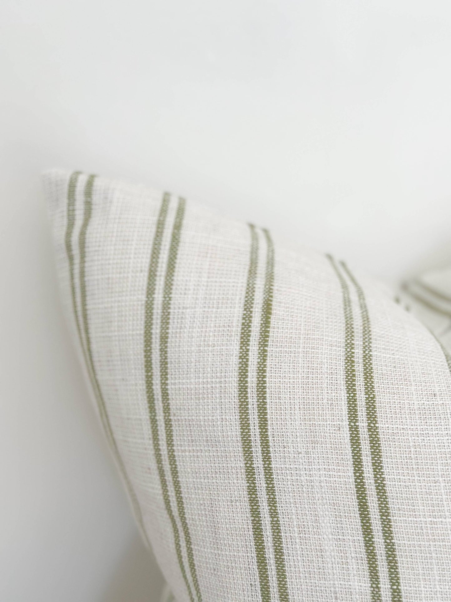 Rosie Cushion Cover 45×45 – Olive Stripe