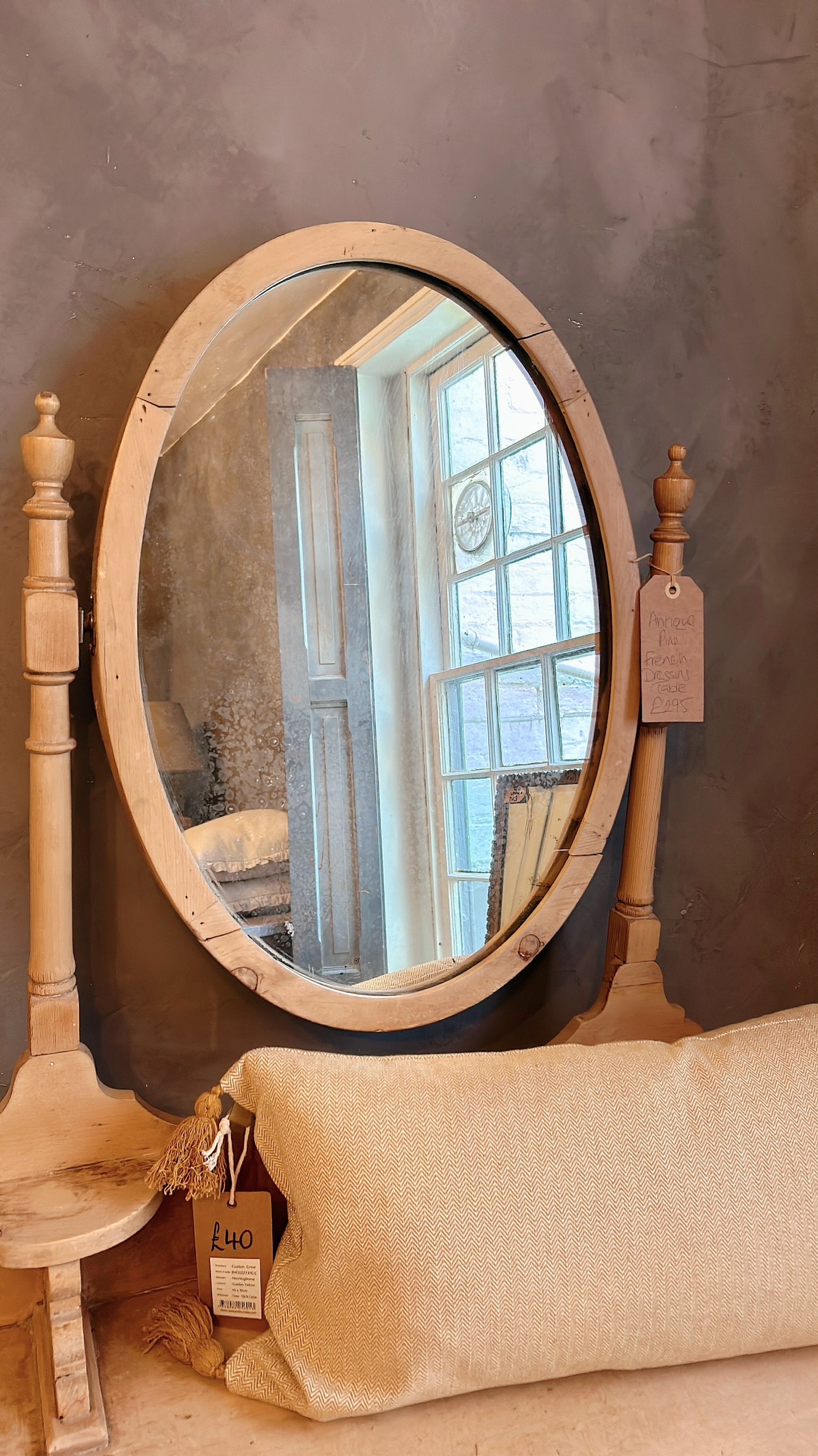 French pine dressing table