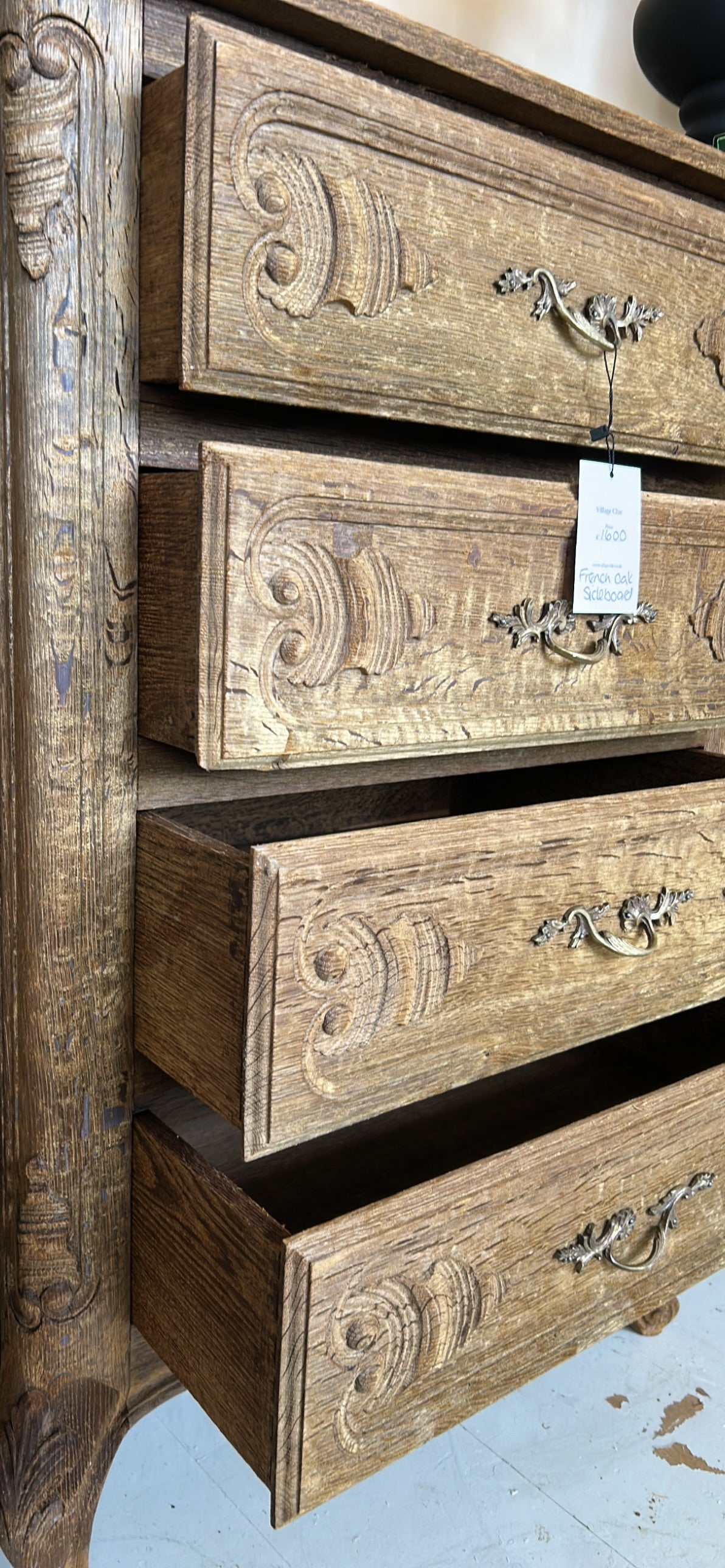 Antique Oak French sideboard