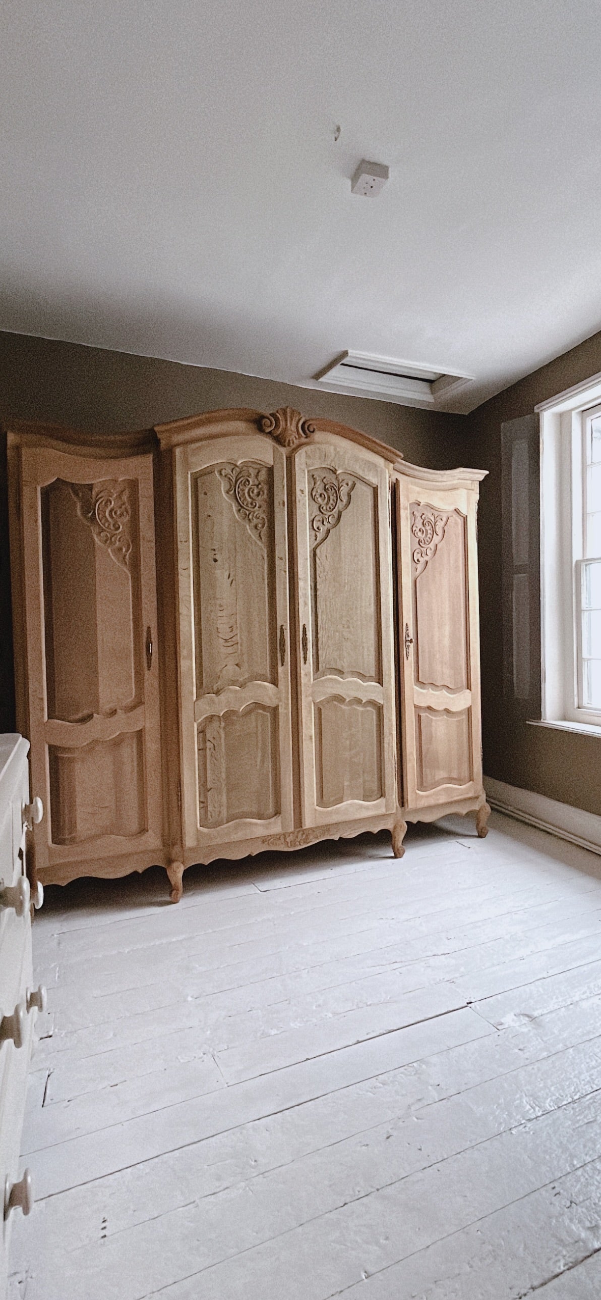 Large French4 door Armoire in Oak