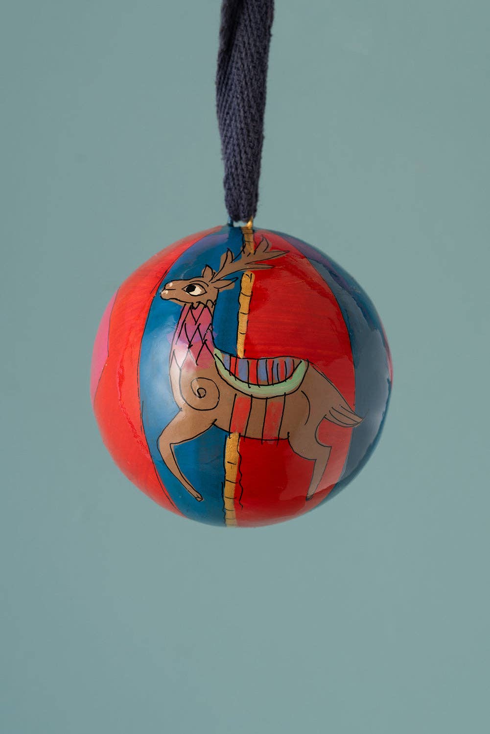 Reindeer Carousel Bauble