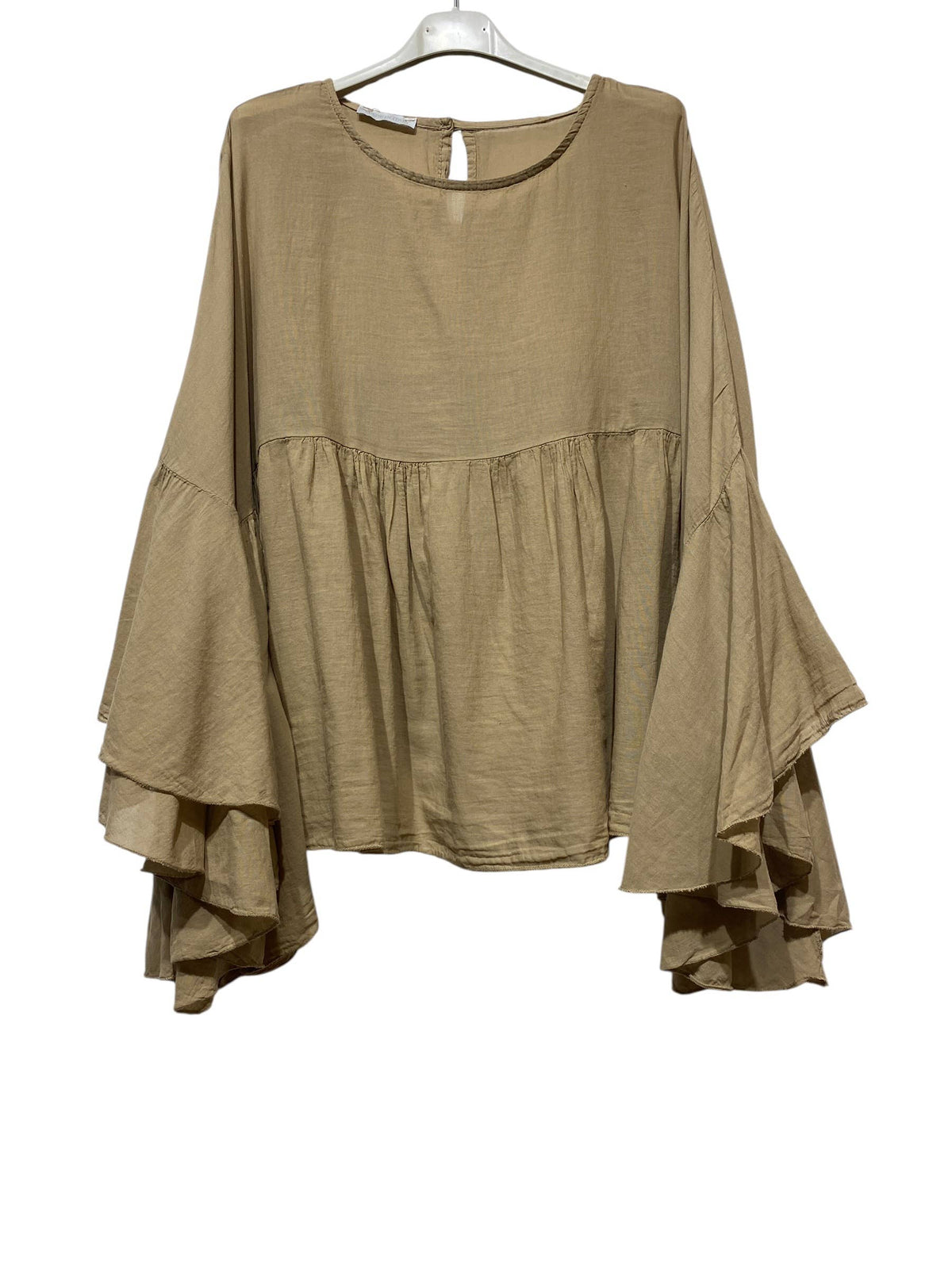 Cotton voile blouse 12121: Noir