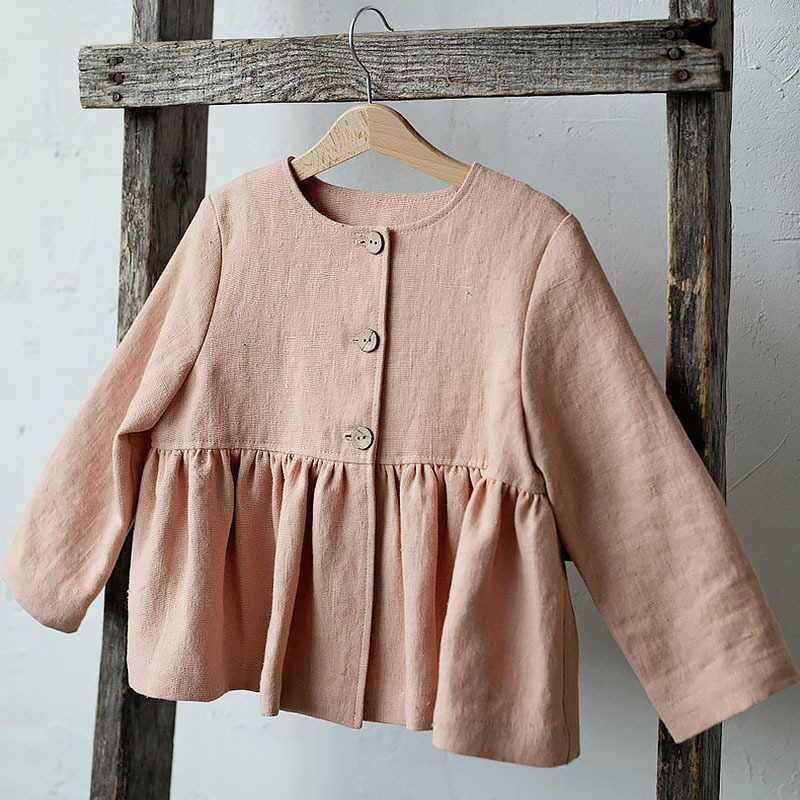 Annie & Charles® linen jacket JUNA: Beige / 18-24 M