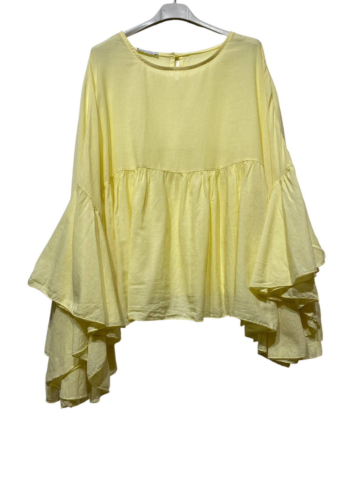 Cotton voile blouse 12121: Noir