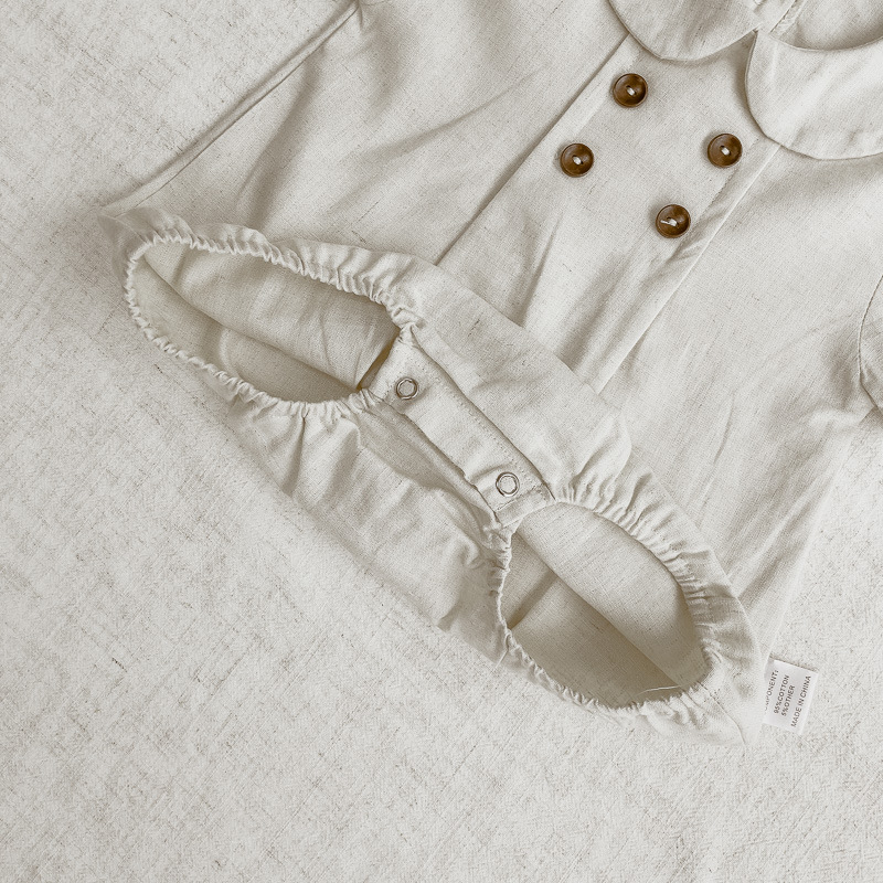 Annie & Charles® Organic Cotton PIM Bloomer: Beige / 3-6 M