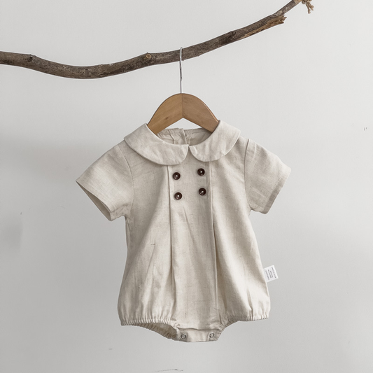 Annie & Charles® Organic Cotton PIM Bloomer: Beige / 3-6 M