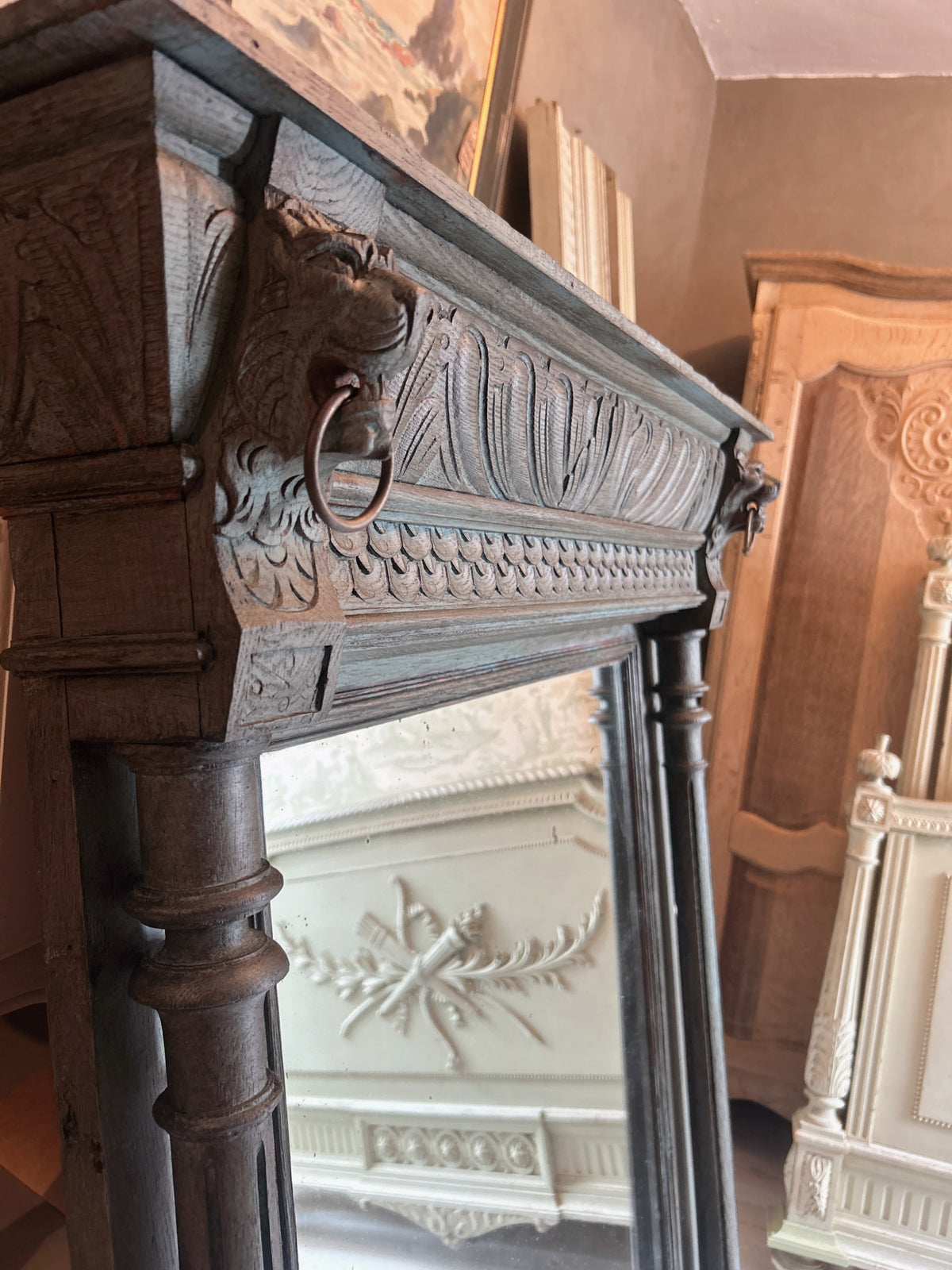 French antique mirror