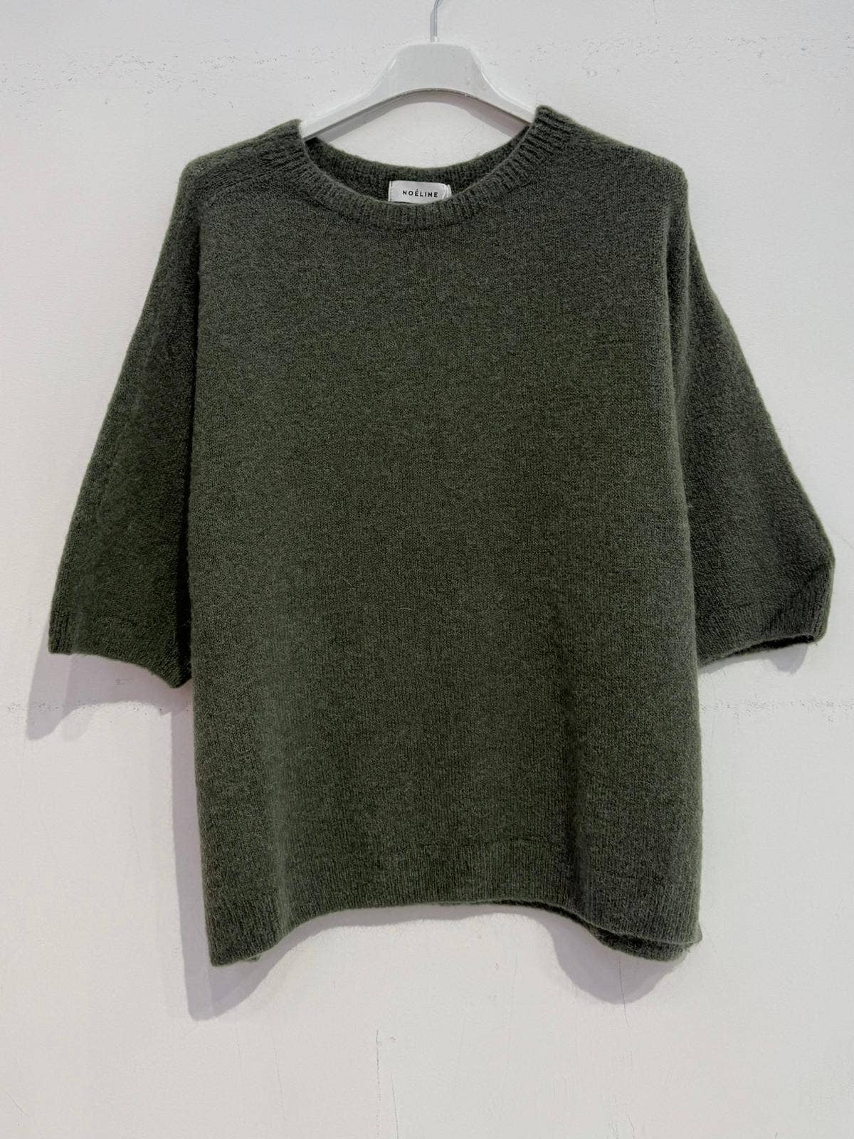 Superfine alpaca sweater 8010: Beige