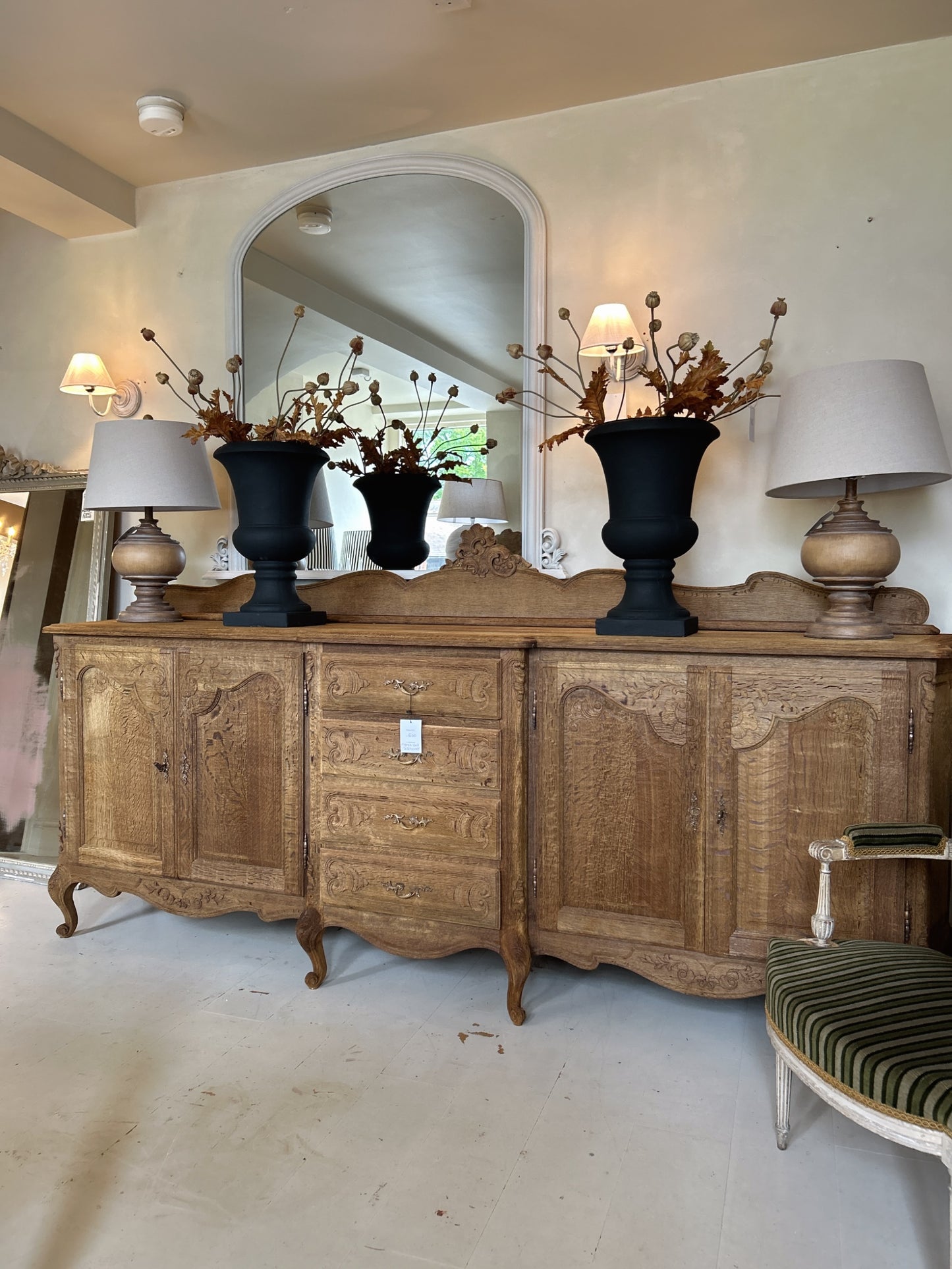 Antique Oak French sideboard