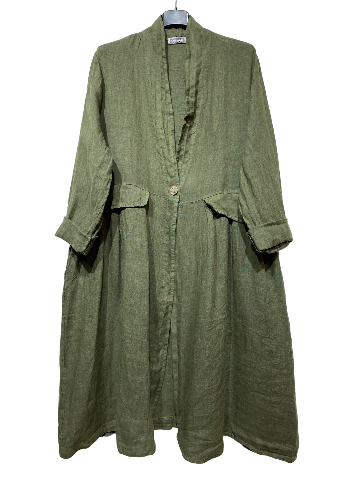 1142 SPRING SUMMER CLOTHING LINEN JACKET: CAMEL
