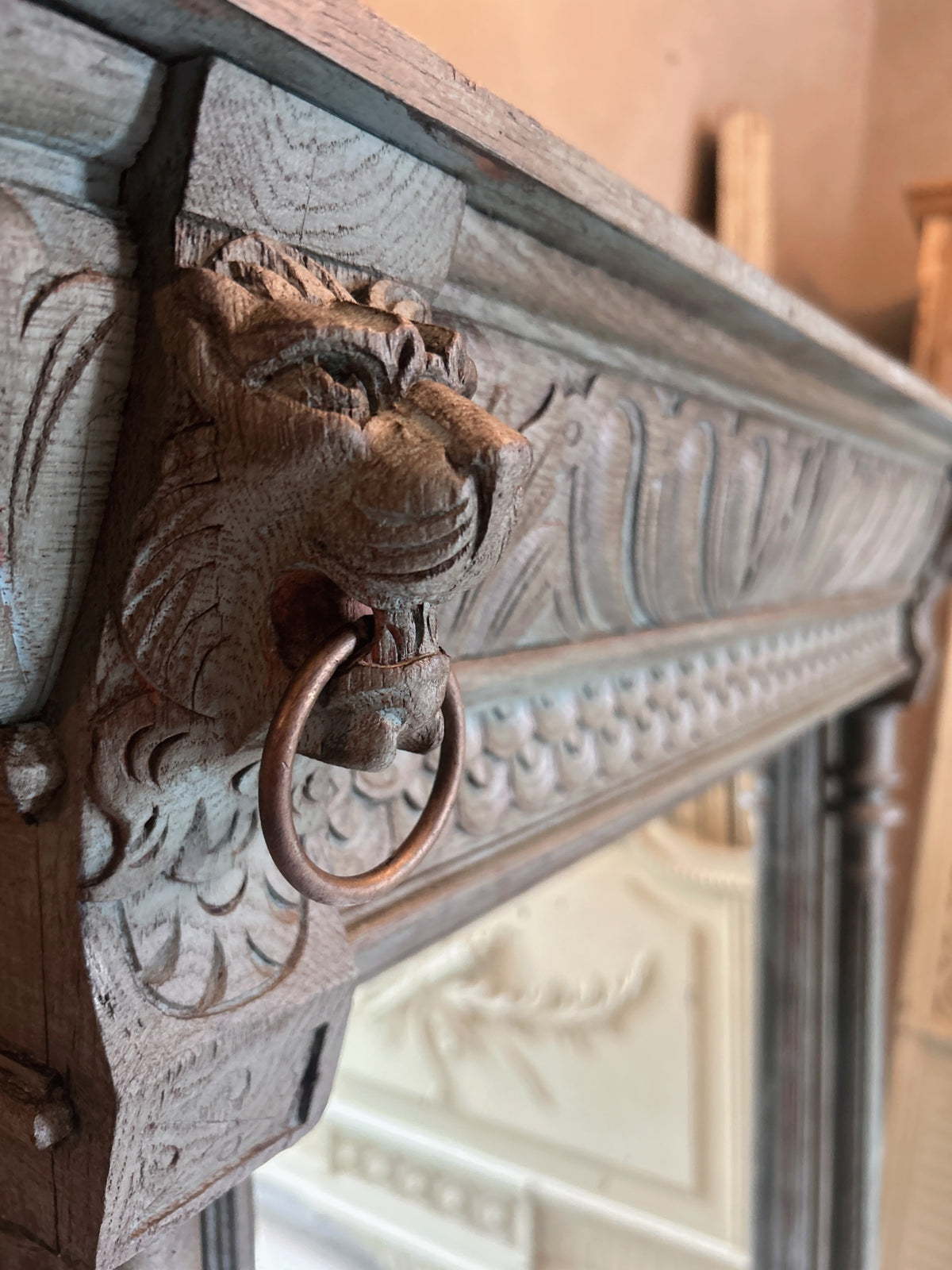 French antique mirror